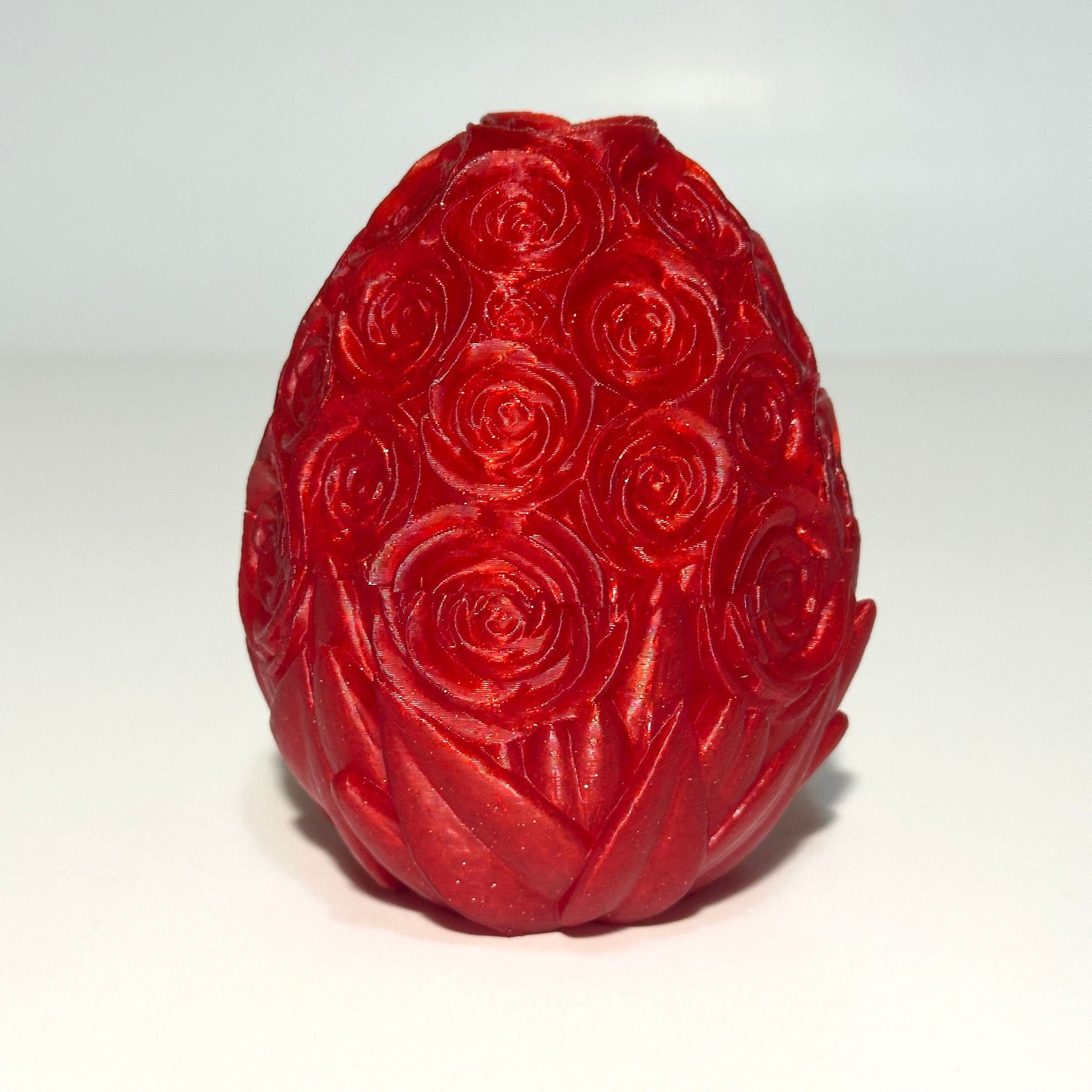 Small Rose Egg - 3D Printed Articulating FIgure