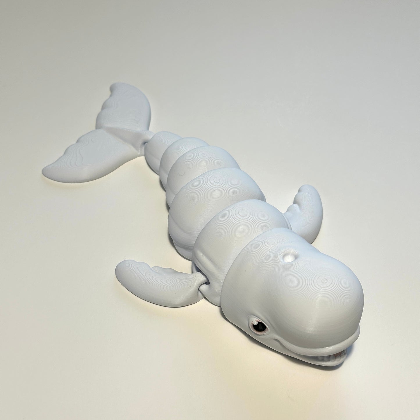 Flexi Beluga Whale - 3D Printed Articulating Figure