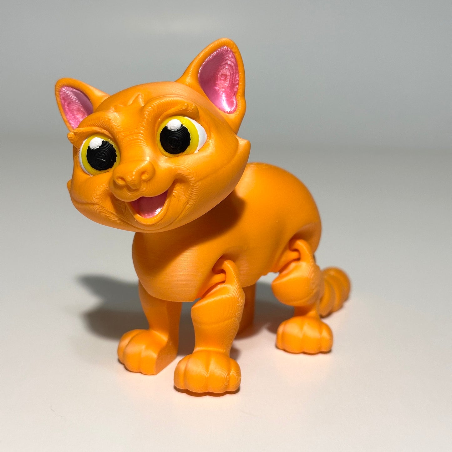 Flexi Cat - 3D Printed Articulating Figure