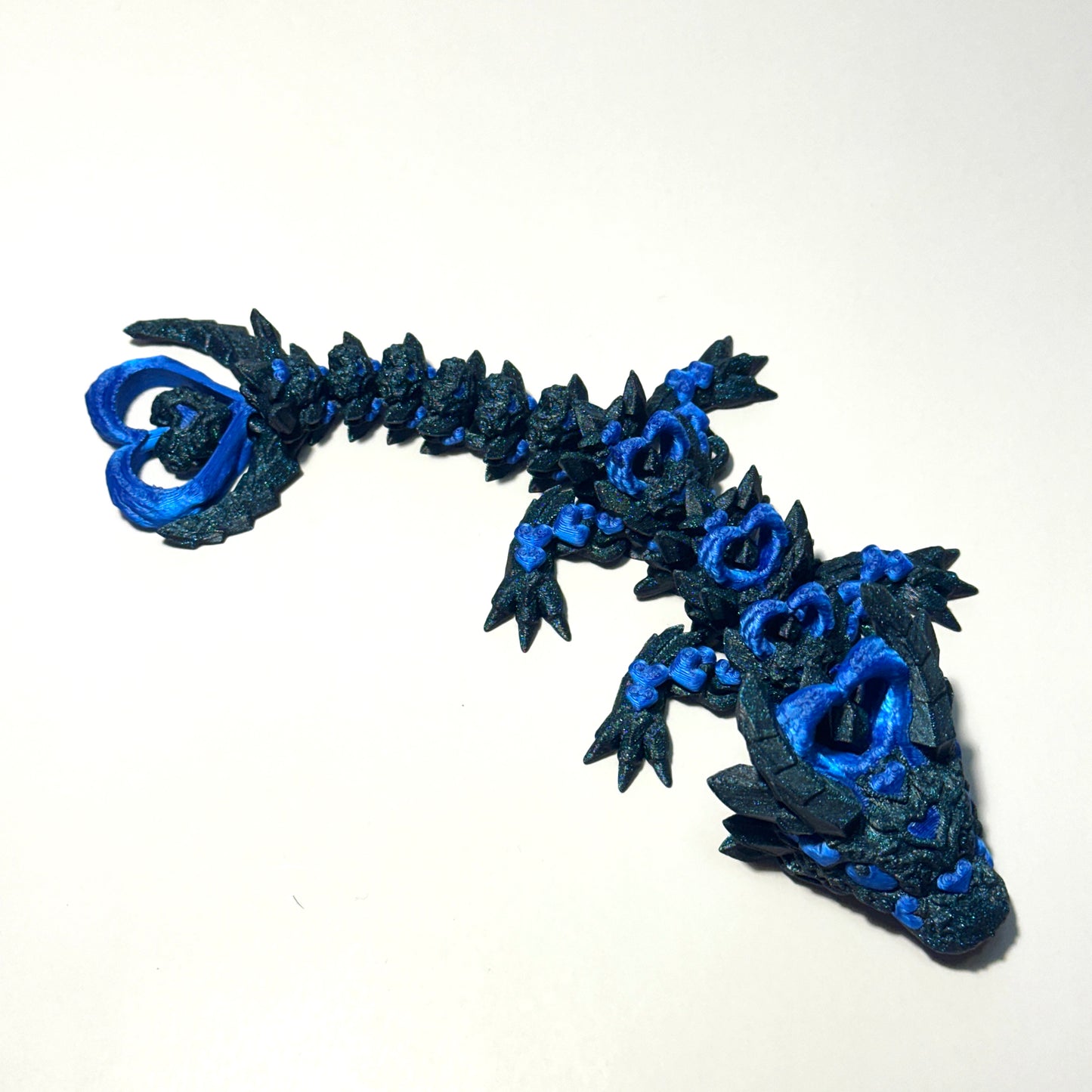 Baby Dark Heart Dragon - 3D Printed Articulating Figure