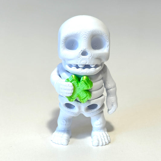 Mini Lucky Skeleton - 3D Printed Articulating FIgure