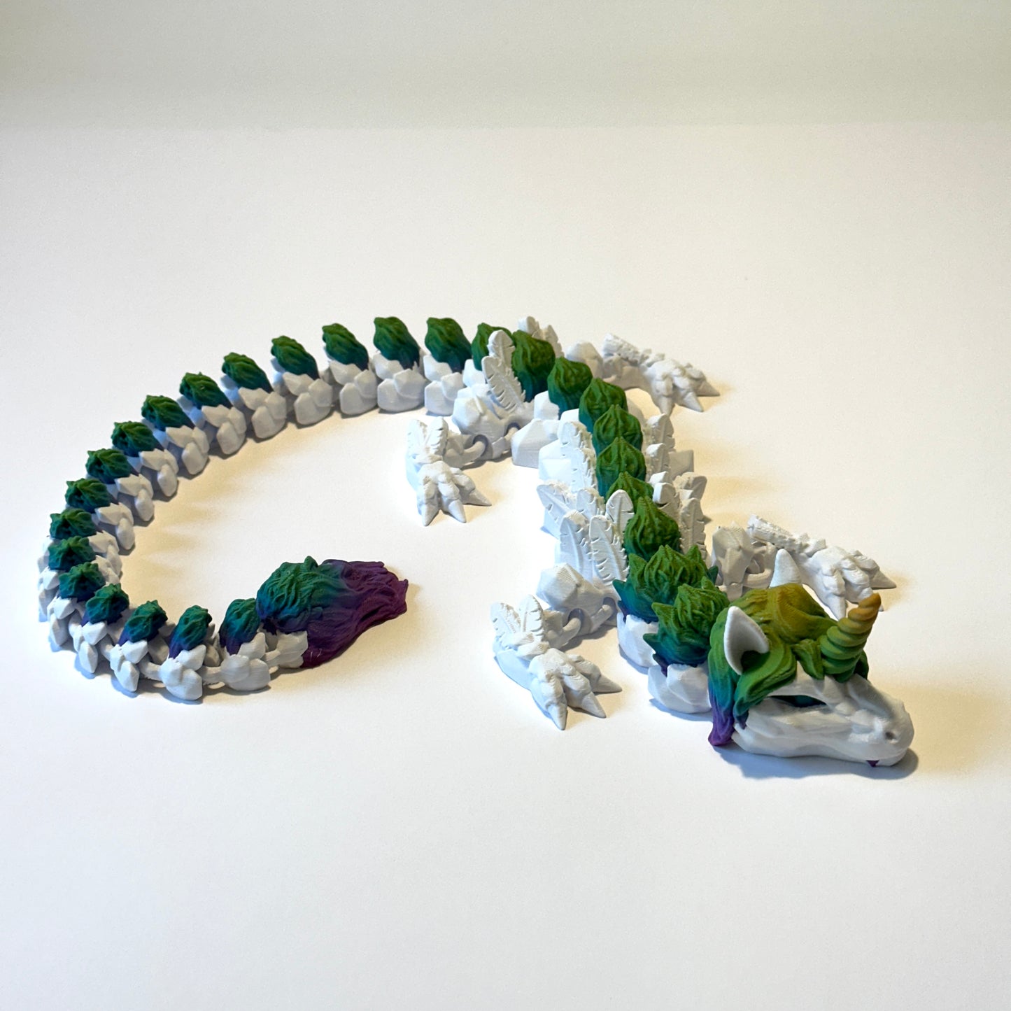 Large Alicorn Dragon - 3D Printed Articulating Figure