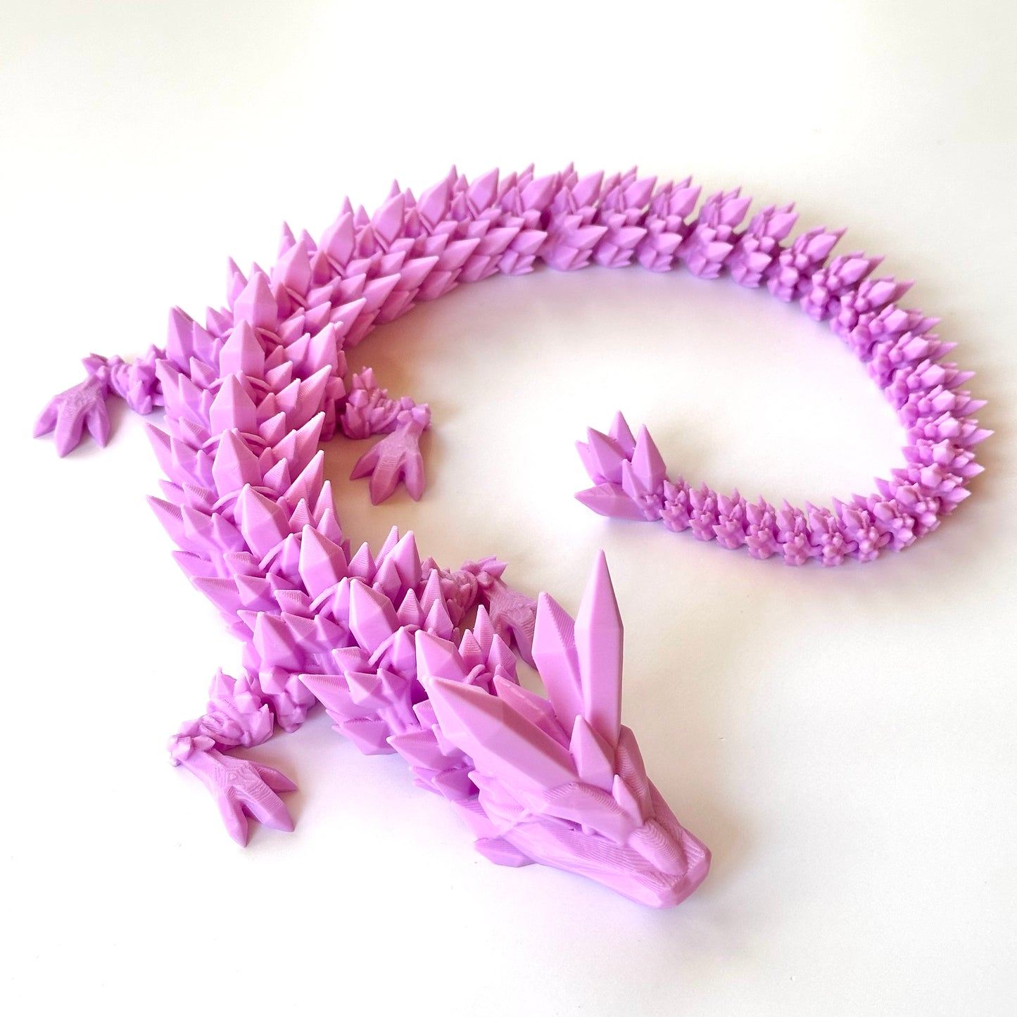 Large Crystal Dragons - 3D Printed Articulating