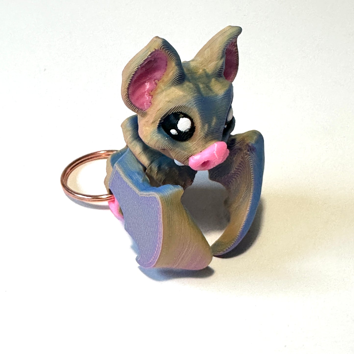 Mini Batty Keychain - 3D Printed Articulating Figure