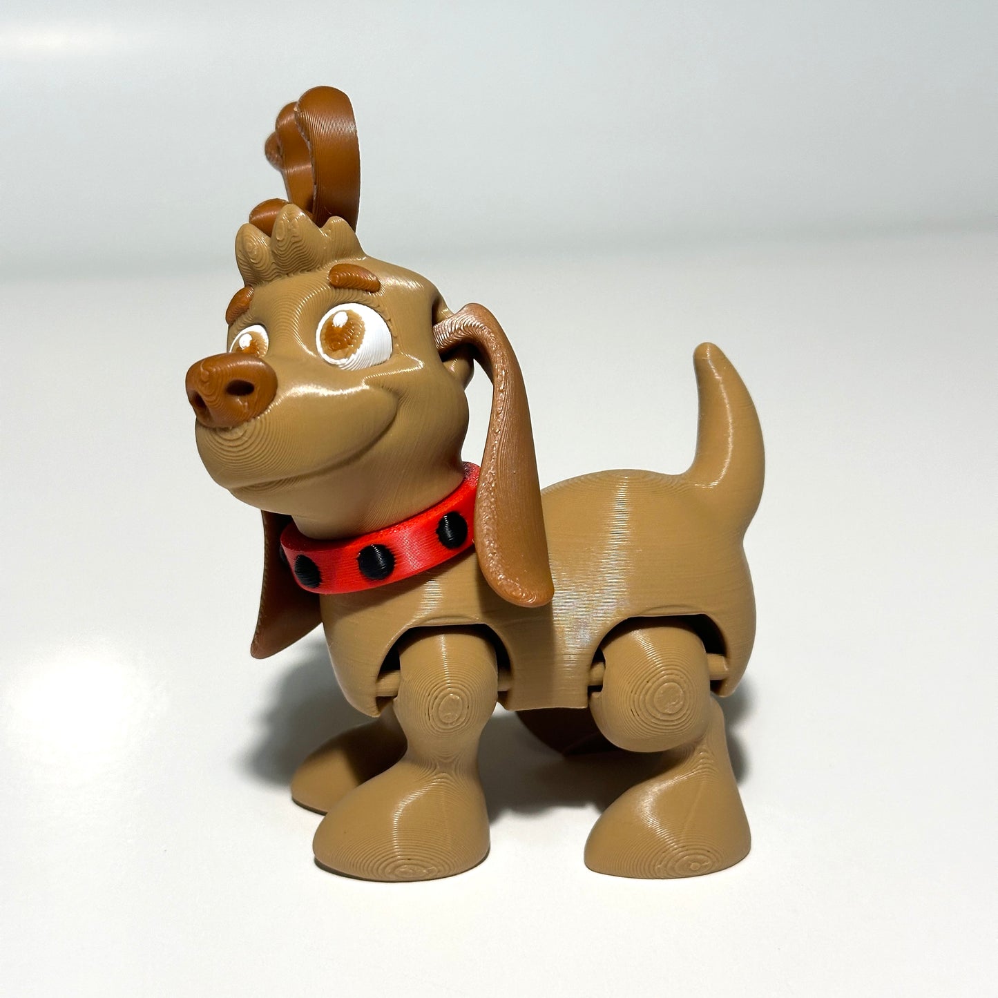 Anti Christmas Green Guy's Dog Max - 3D Printed Articulating Figure