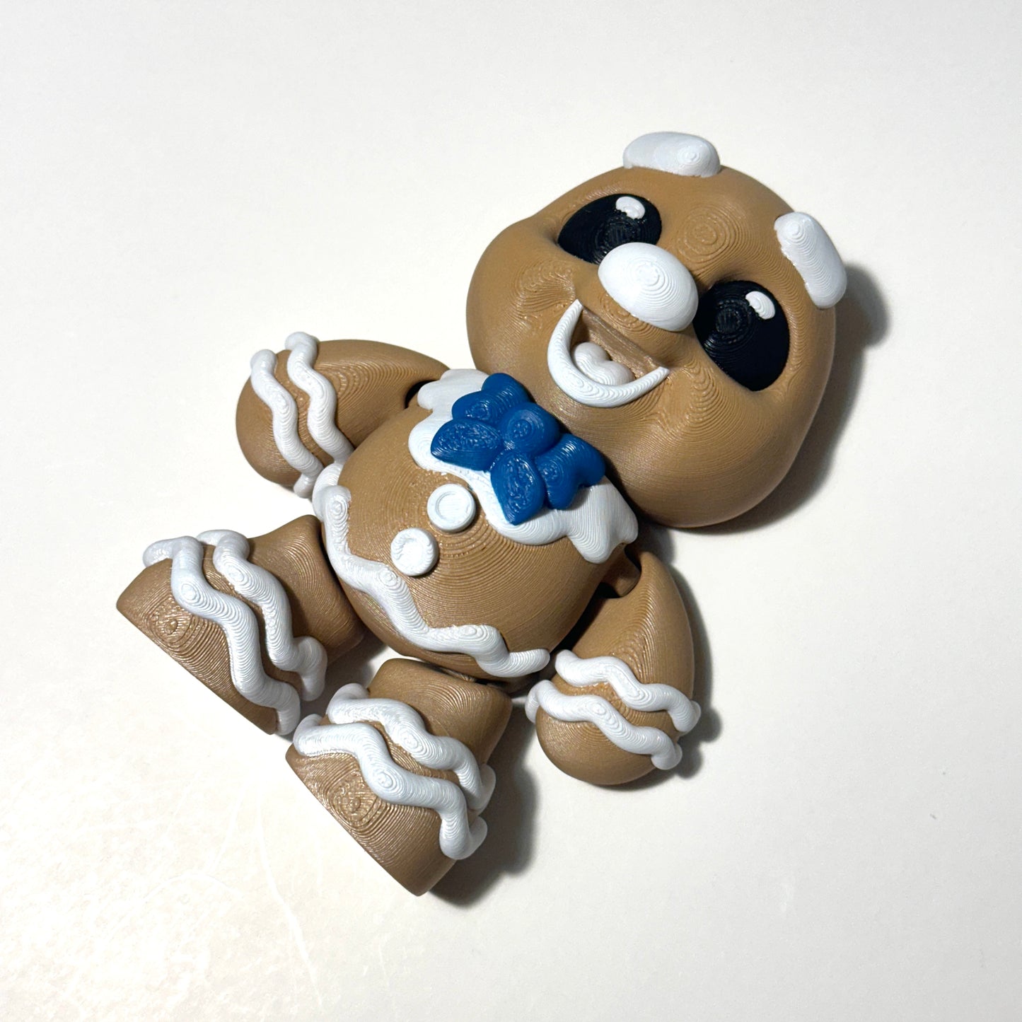 Mr. Gingerbread - 3D Printed Articulating Figure