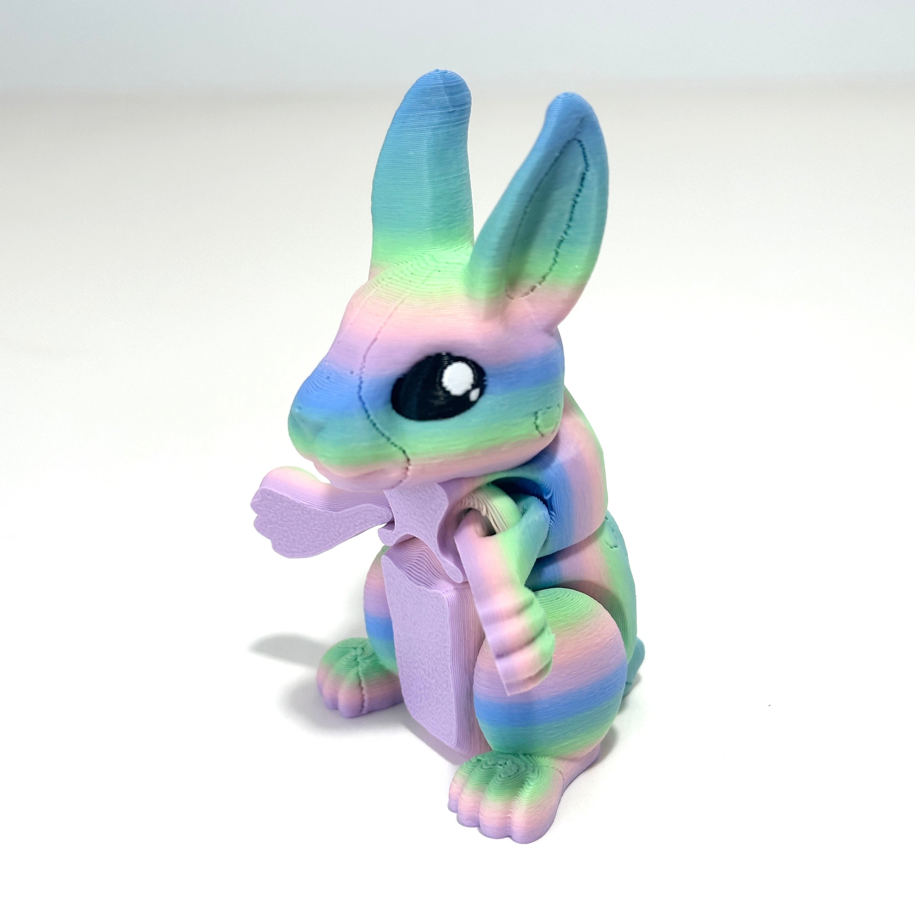 Flexi Bunny - 3D Printed Articulating Figure – Northern Lines Design