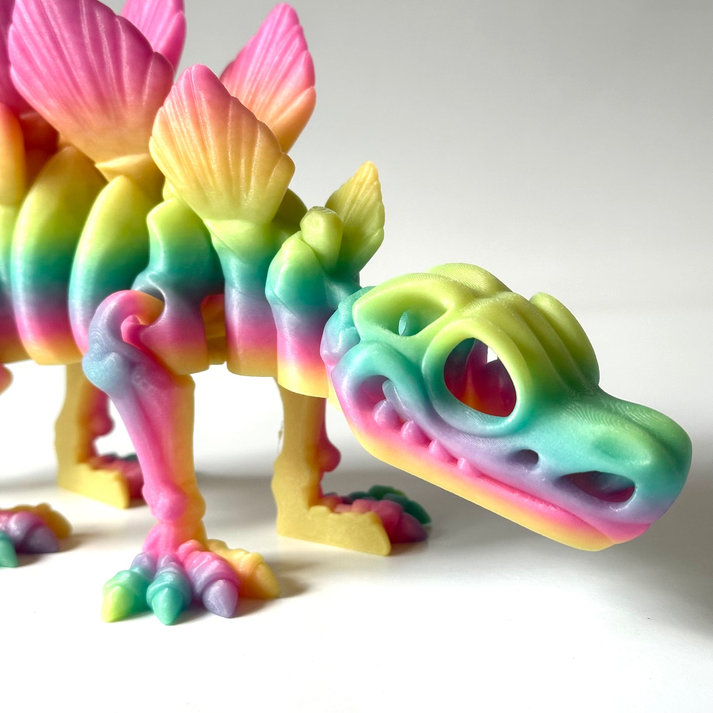 Giant Flexi Skeleton Stegosaurus - 3D Printed Articulating Figure