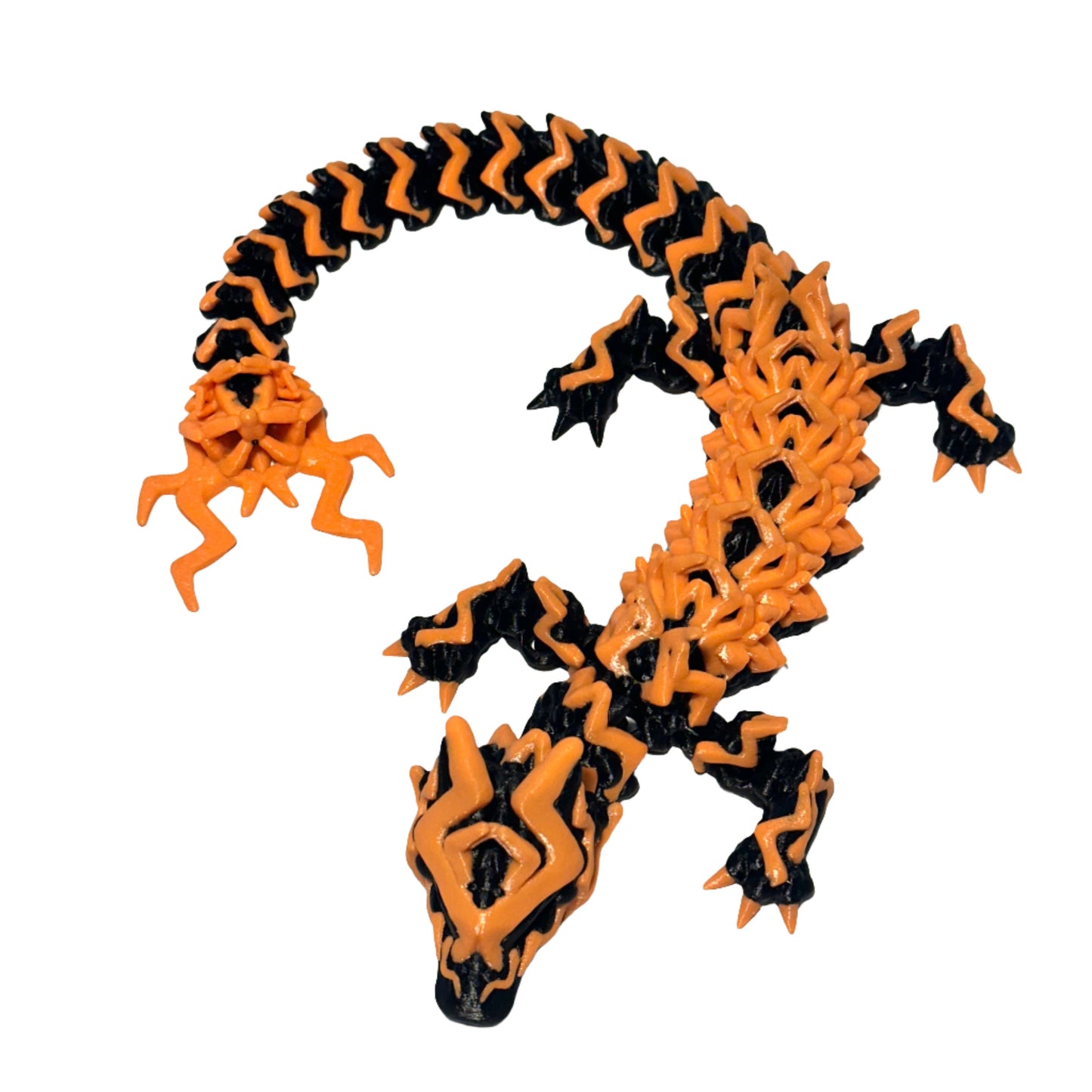 Large Storm Dragon - 3D Printed Articulating Figure