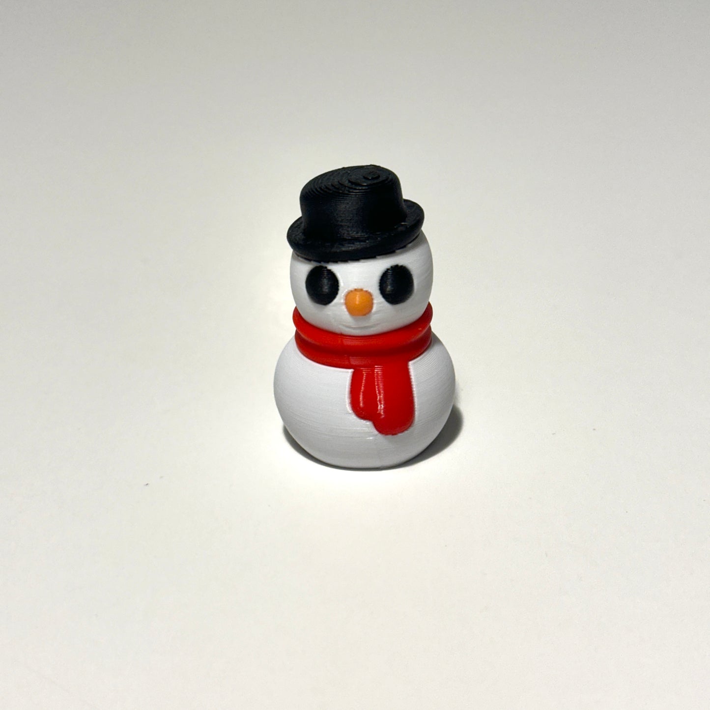 Tiny Christmas Snowman - 3D Printed Articulating Figure