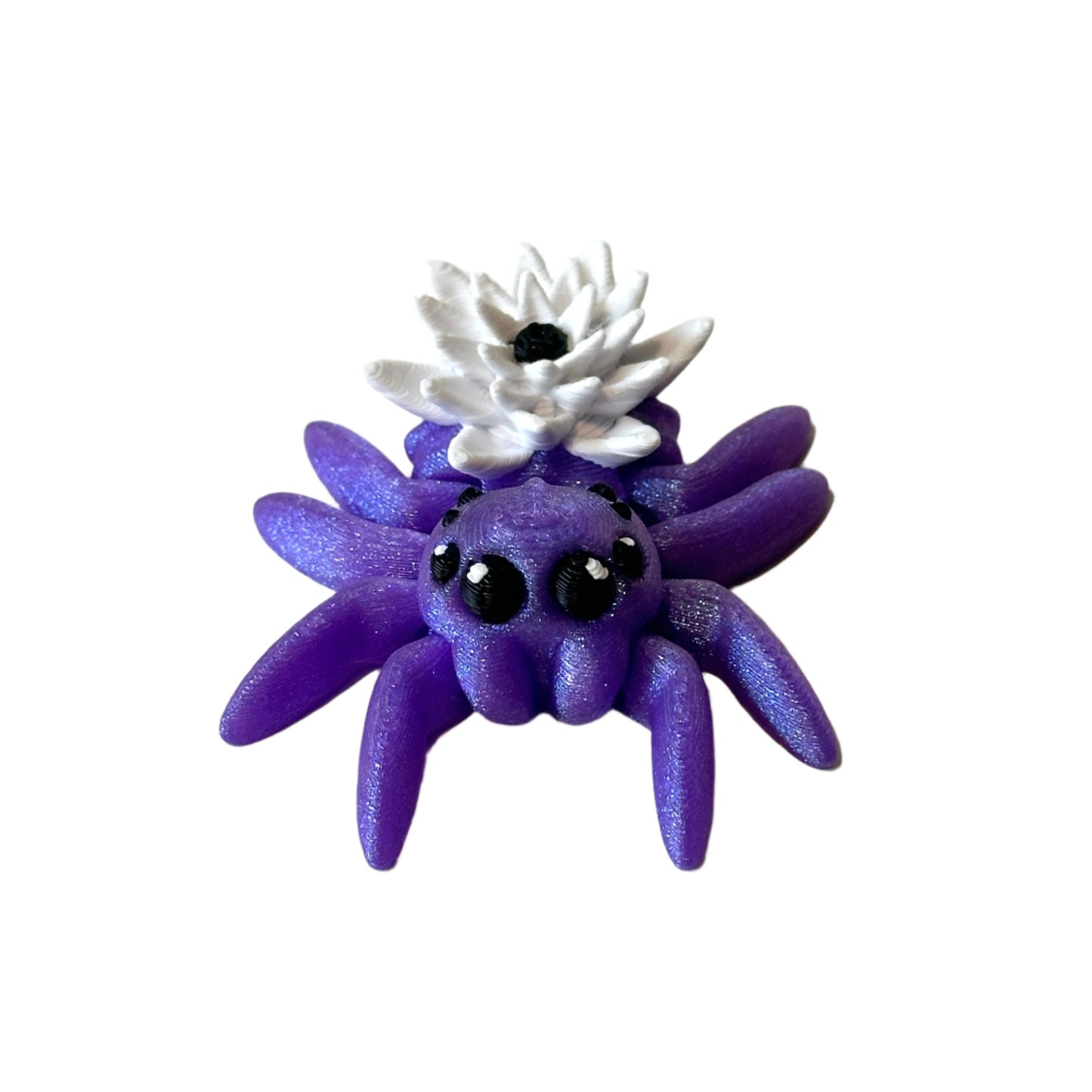 Tiny Water Lily Spider - 3D Printed Articulating Figure