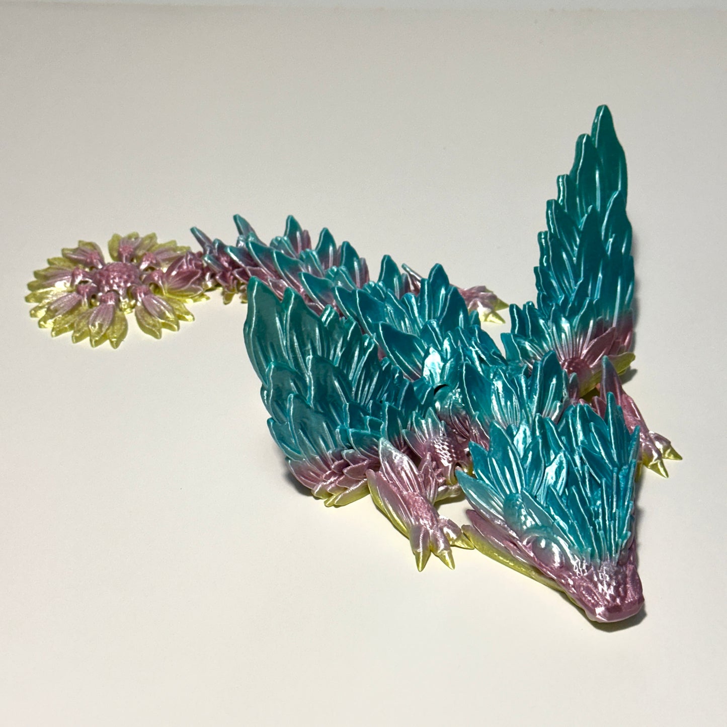 Baby Sunflower Wing Dragon - 3D Printed Articulating FIgure