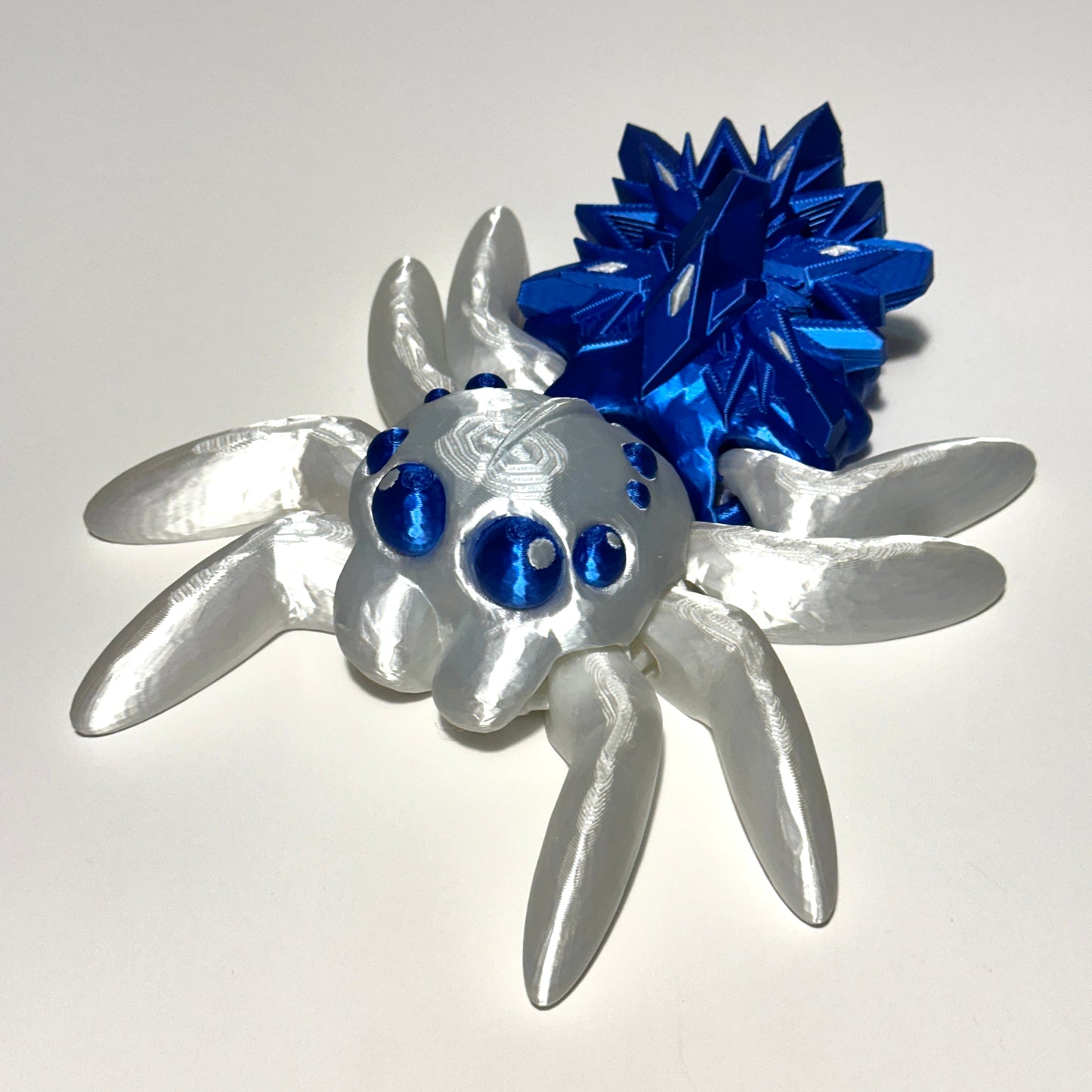 Giant Snowflake Spider - 3D Printed Articulating Figure