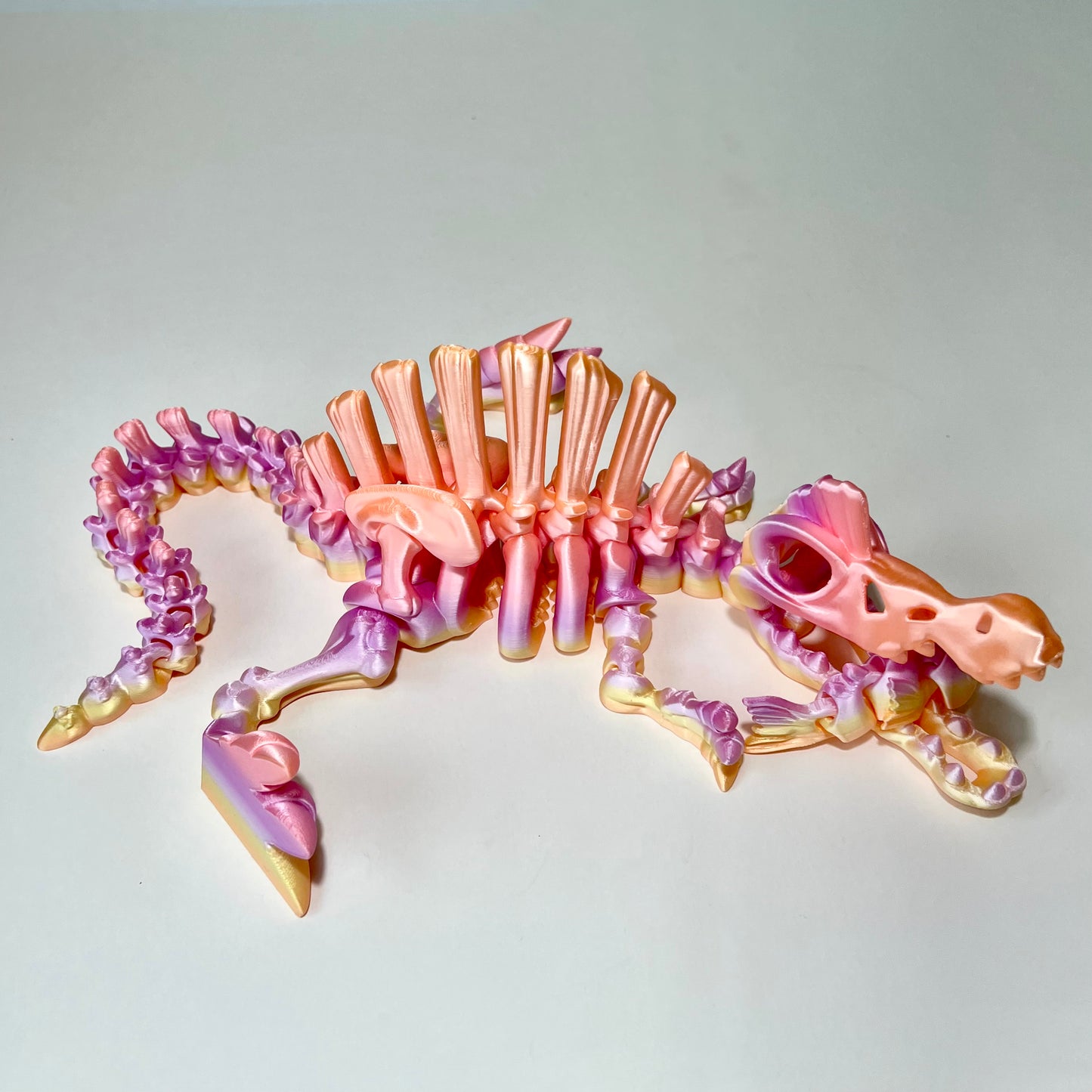 Giant Flexi Skeleton Spinosaurus - 3D Printed Articulating Figure