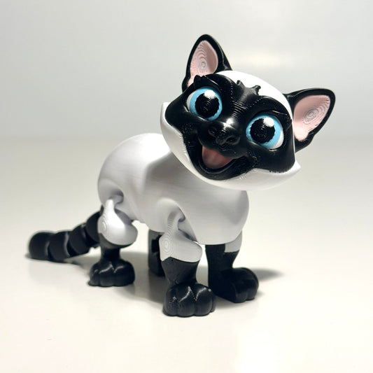 Flexi Cat - 3D Printed Articulating Figure