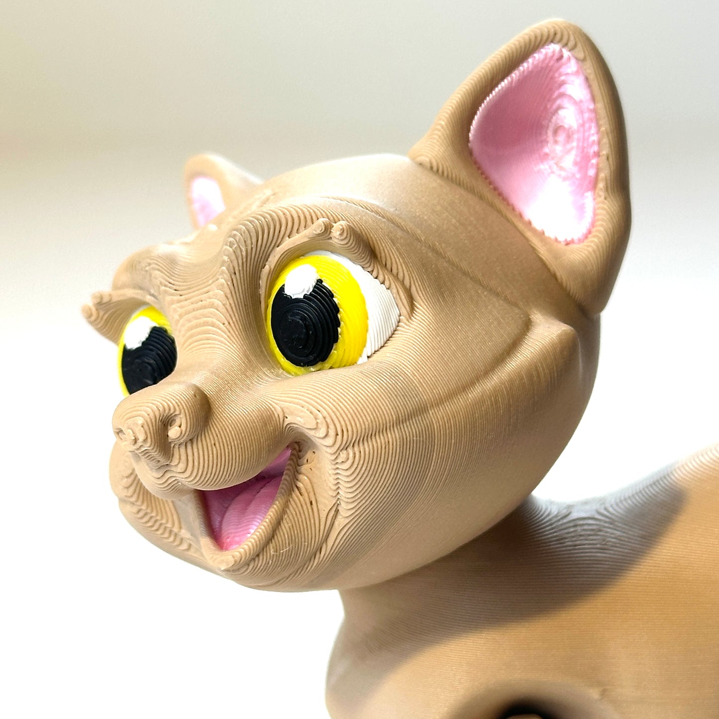 Flexi Cat - 3D Printed Articulating Figure