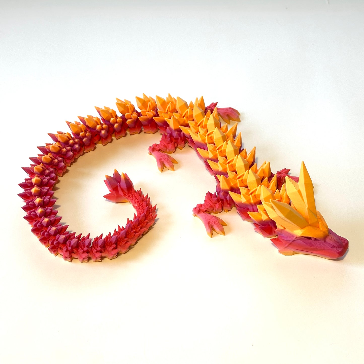 Large Crystal Dragons - 3D Printed Articulating