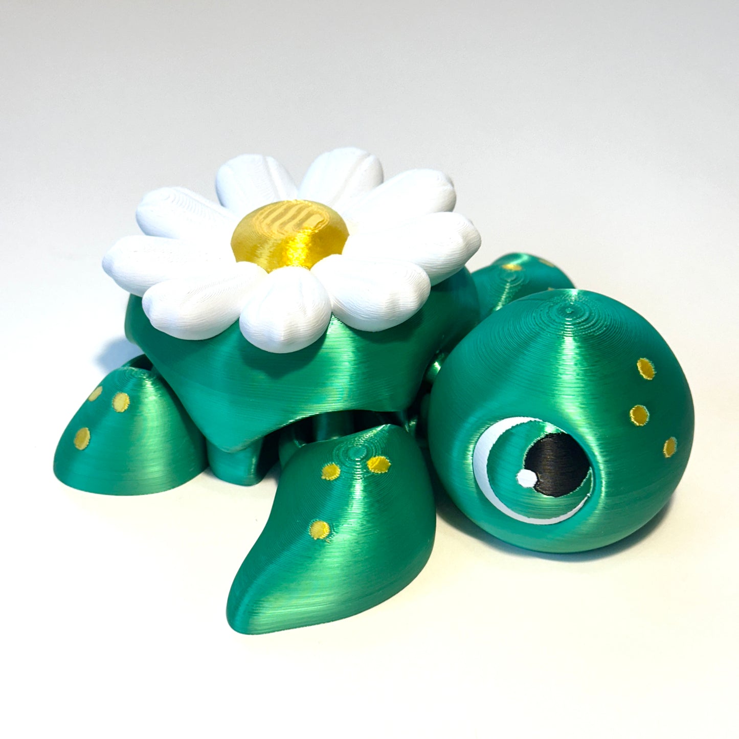 Giant Daisy Turtle - 3D Printed Articulating Figure