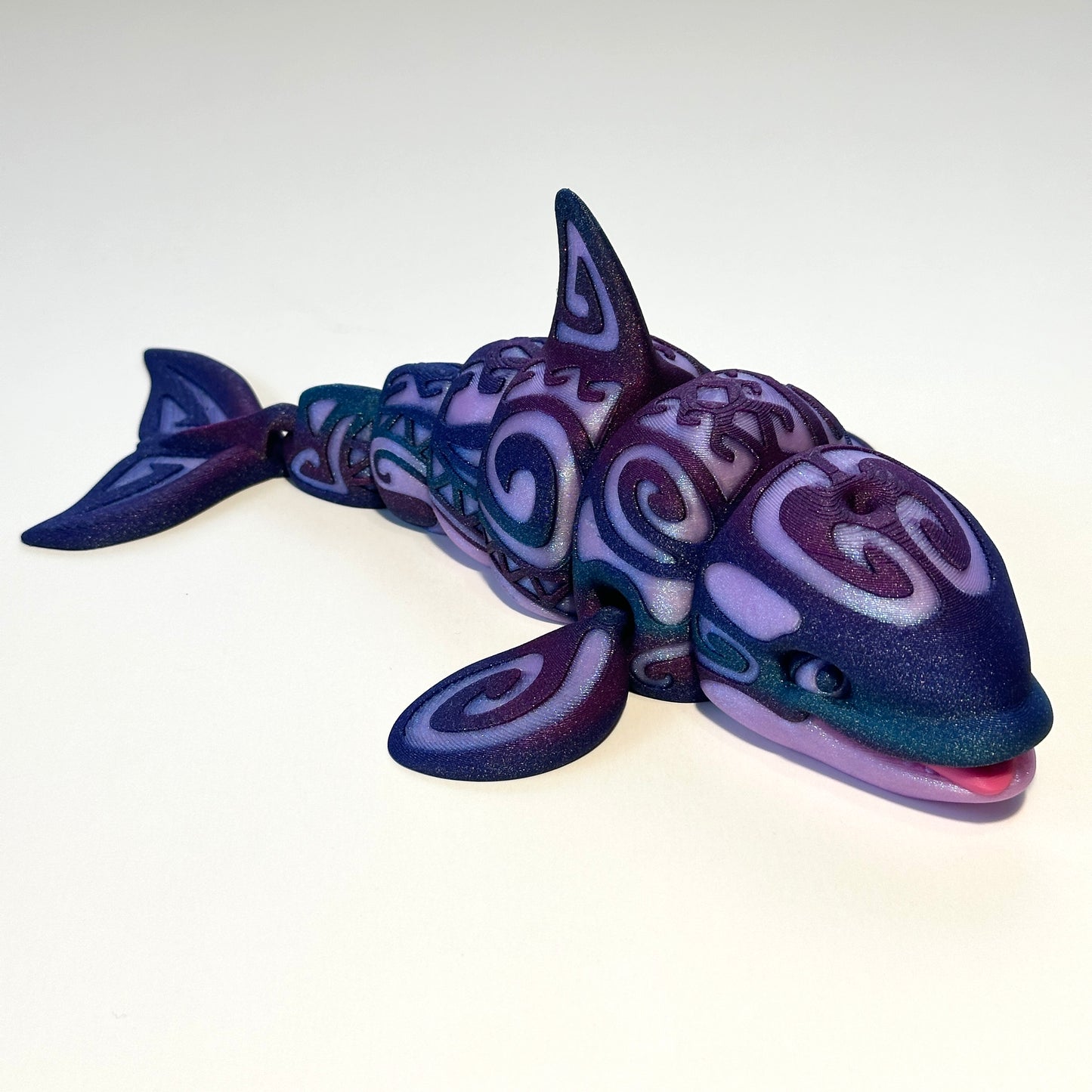 Tattooed Orca - 3D Printed Articulating Figurine