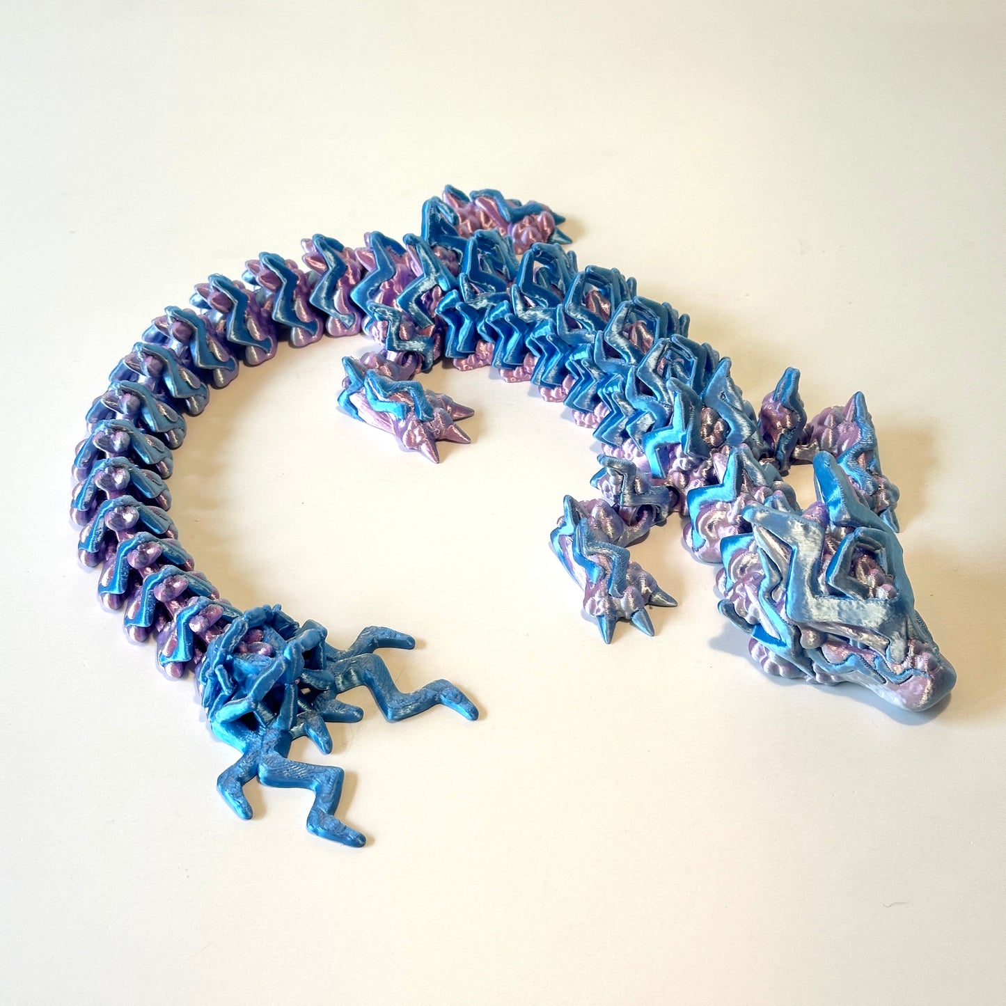 Large Storm Dragon - 3D Printed Articulating Figure