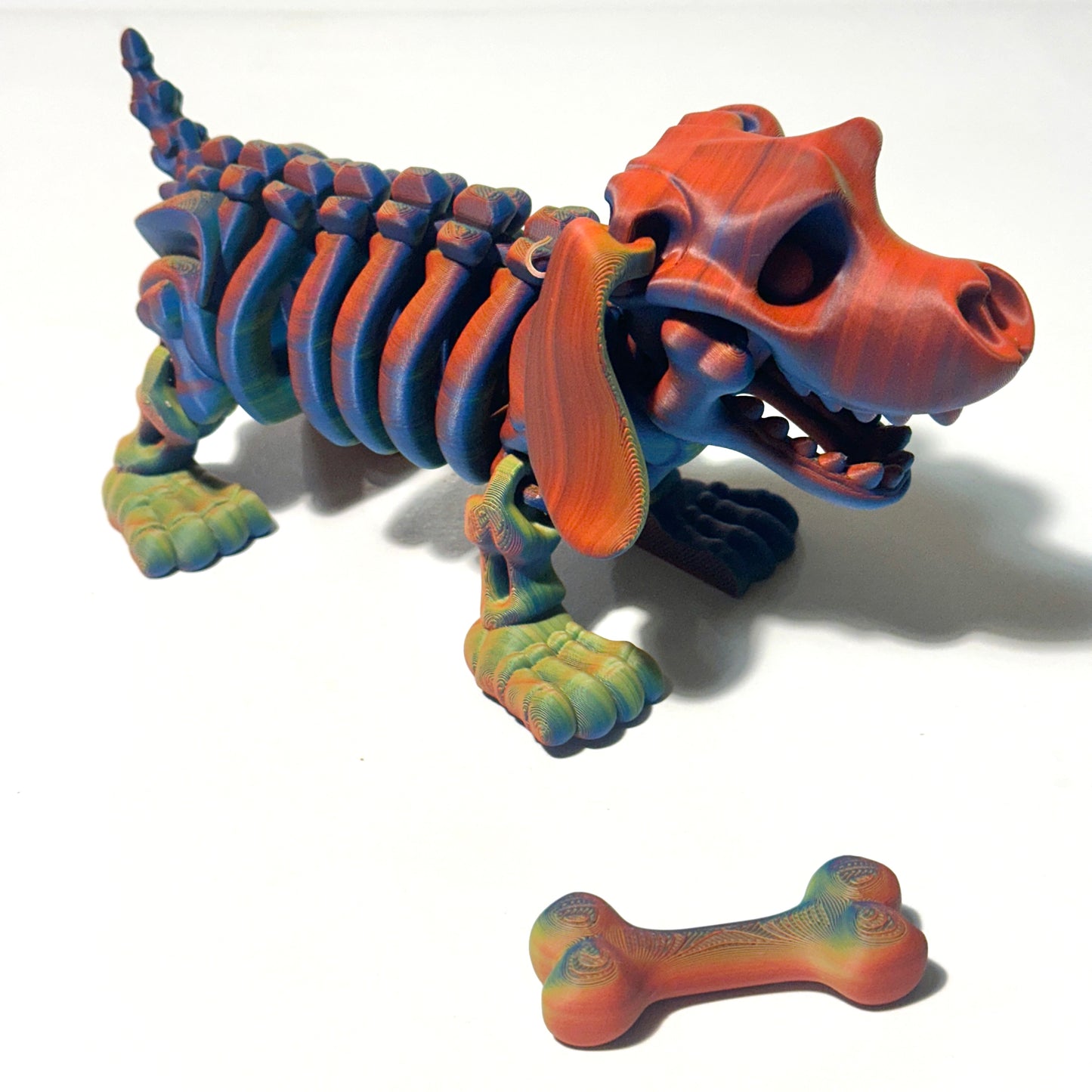 Flexi Skeli Dachshund - 3D Printed Articulating Figure