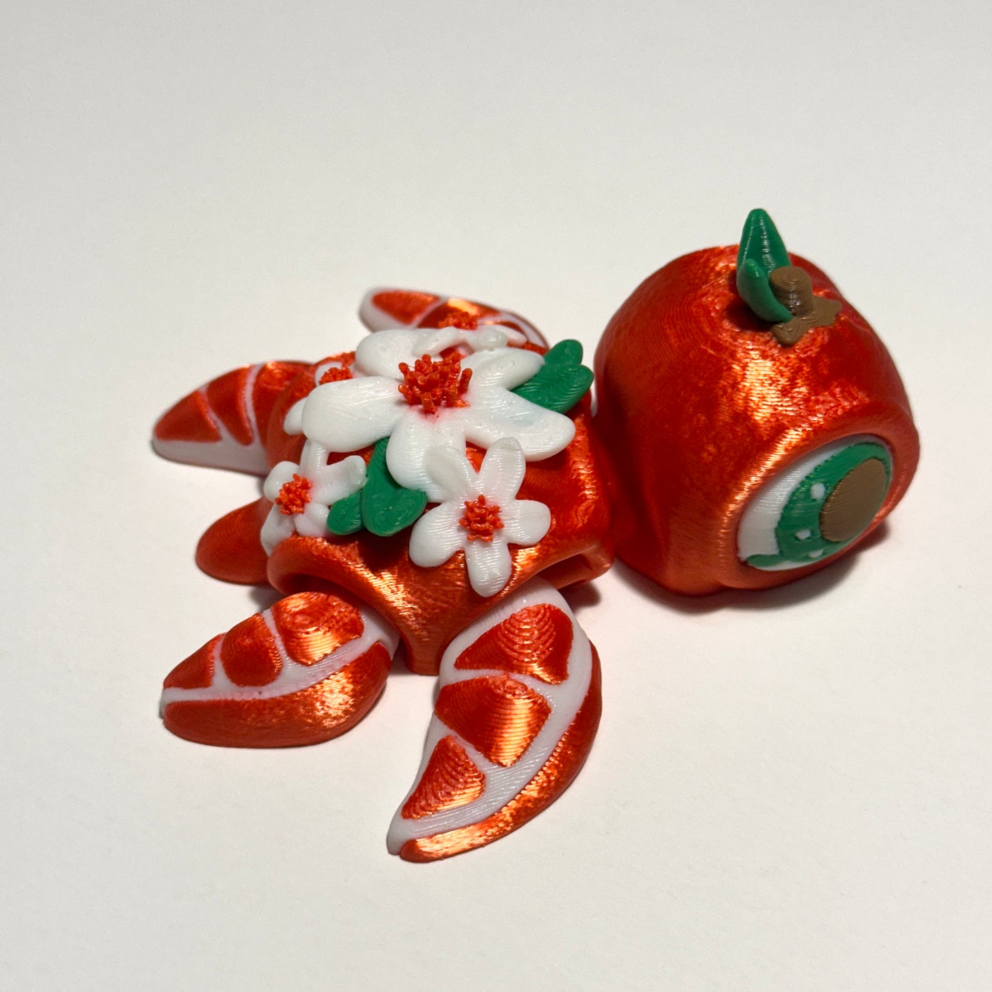 Fruit Blossom Turtle - 3D Printed Articulating Figure