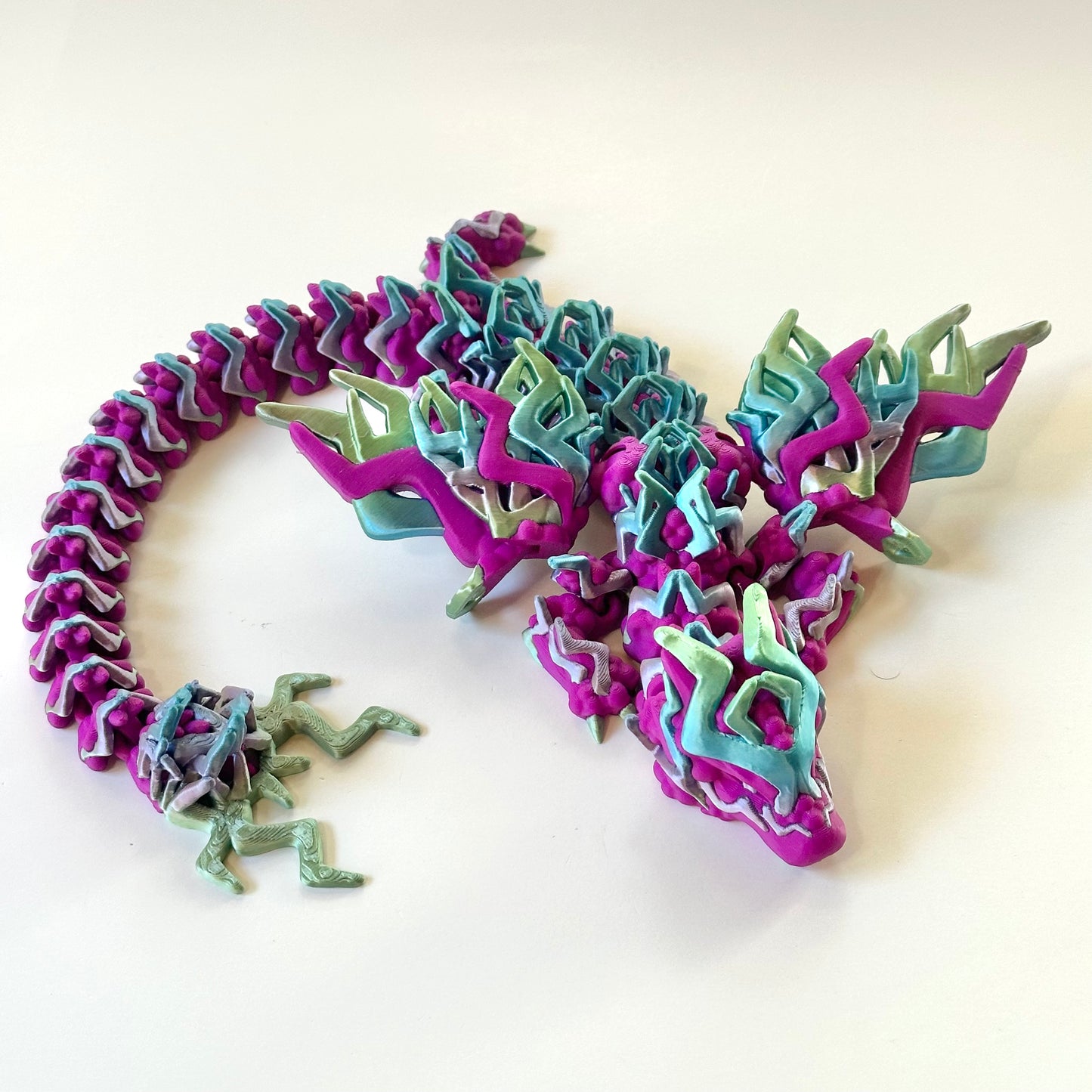 Large Storm Wing Dragon - 3D Printed Articulating Figure