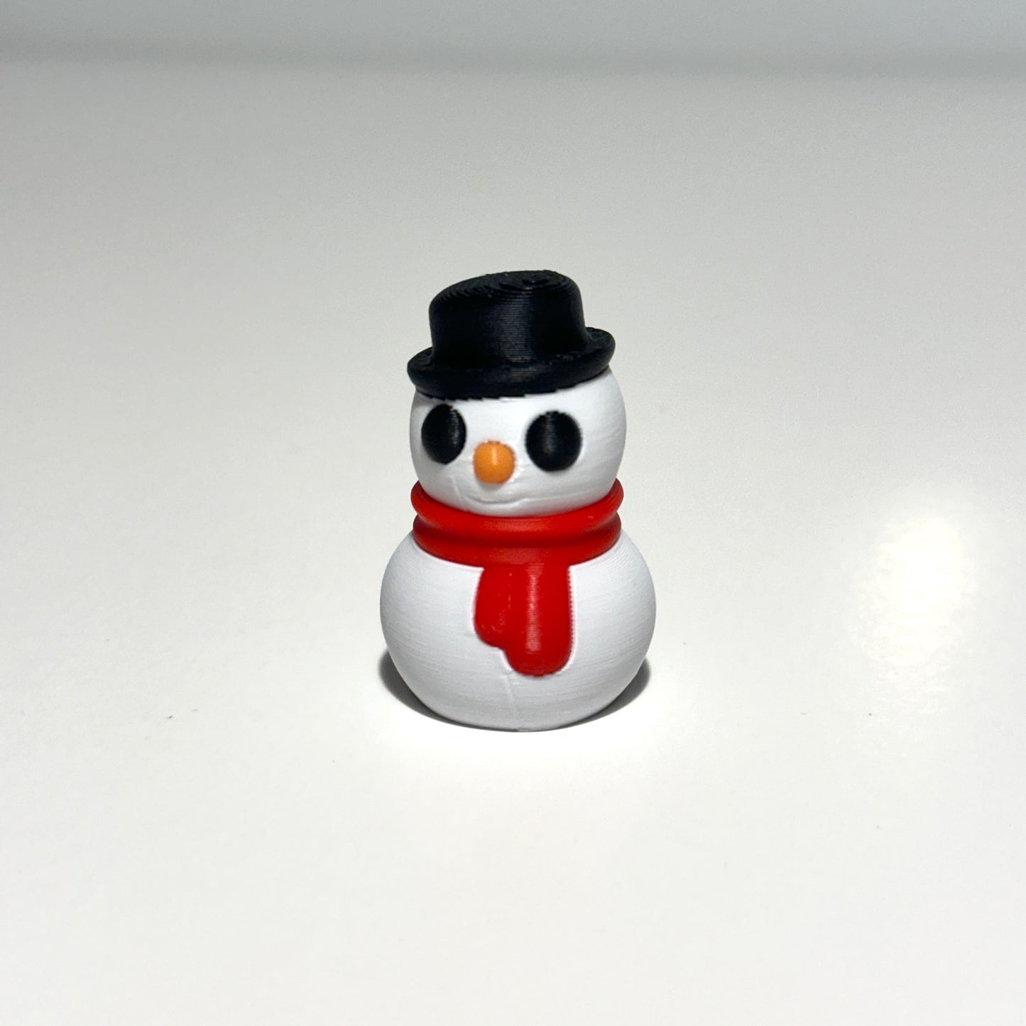 Tiny Christmas Snowman - 3D Printed Articulating Figure