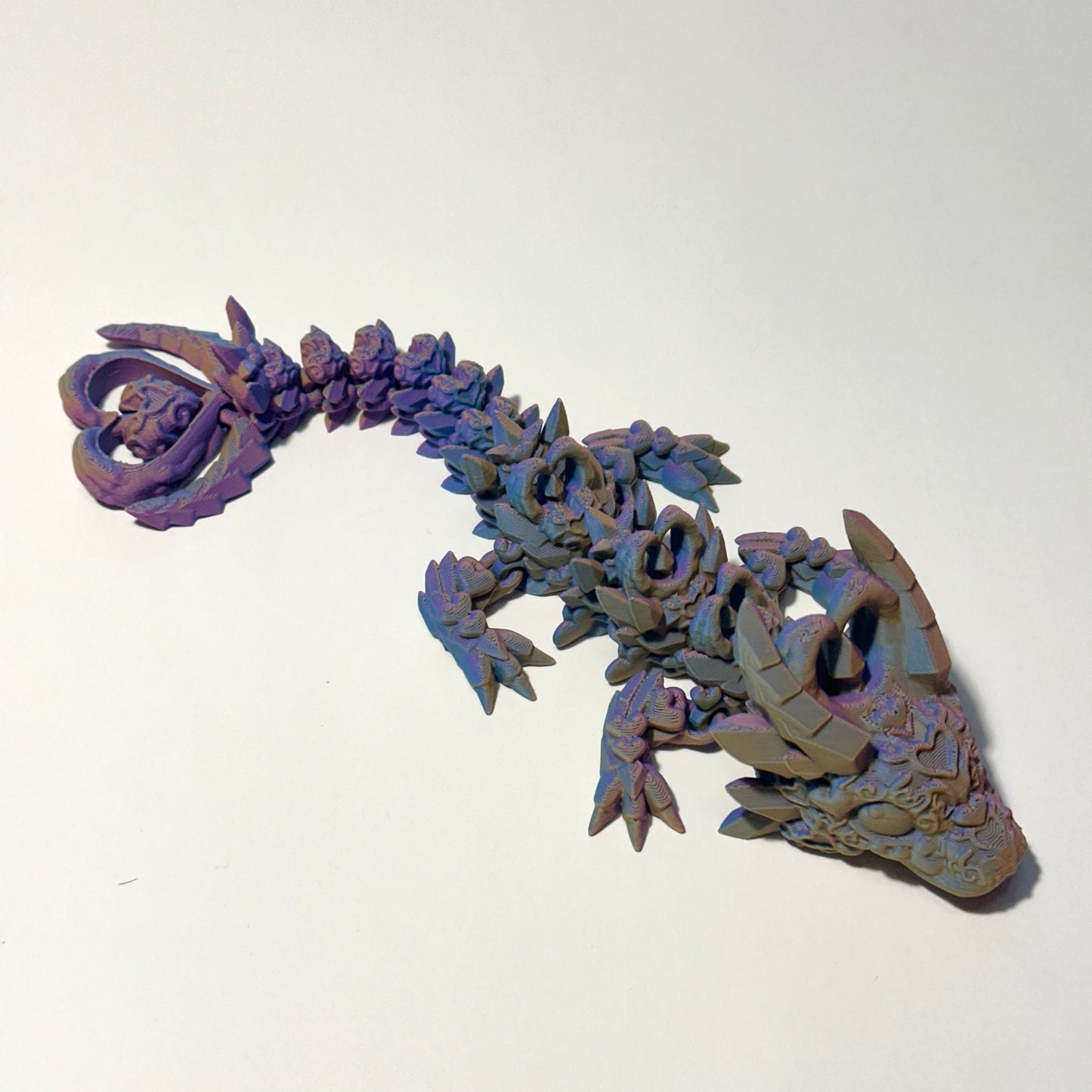 Baby Dark Heart Dragon - 3D Printed Articulating Figure