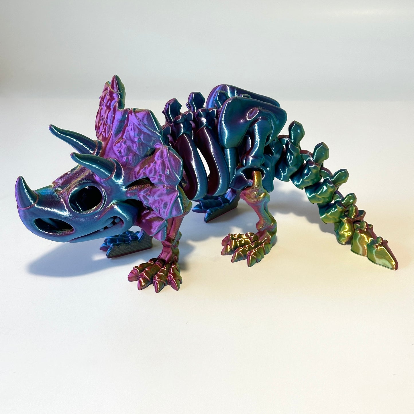 Giant Flexi Triceratops - 3D Printed Articulating Figure