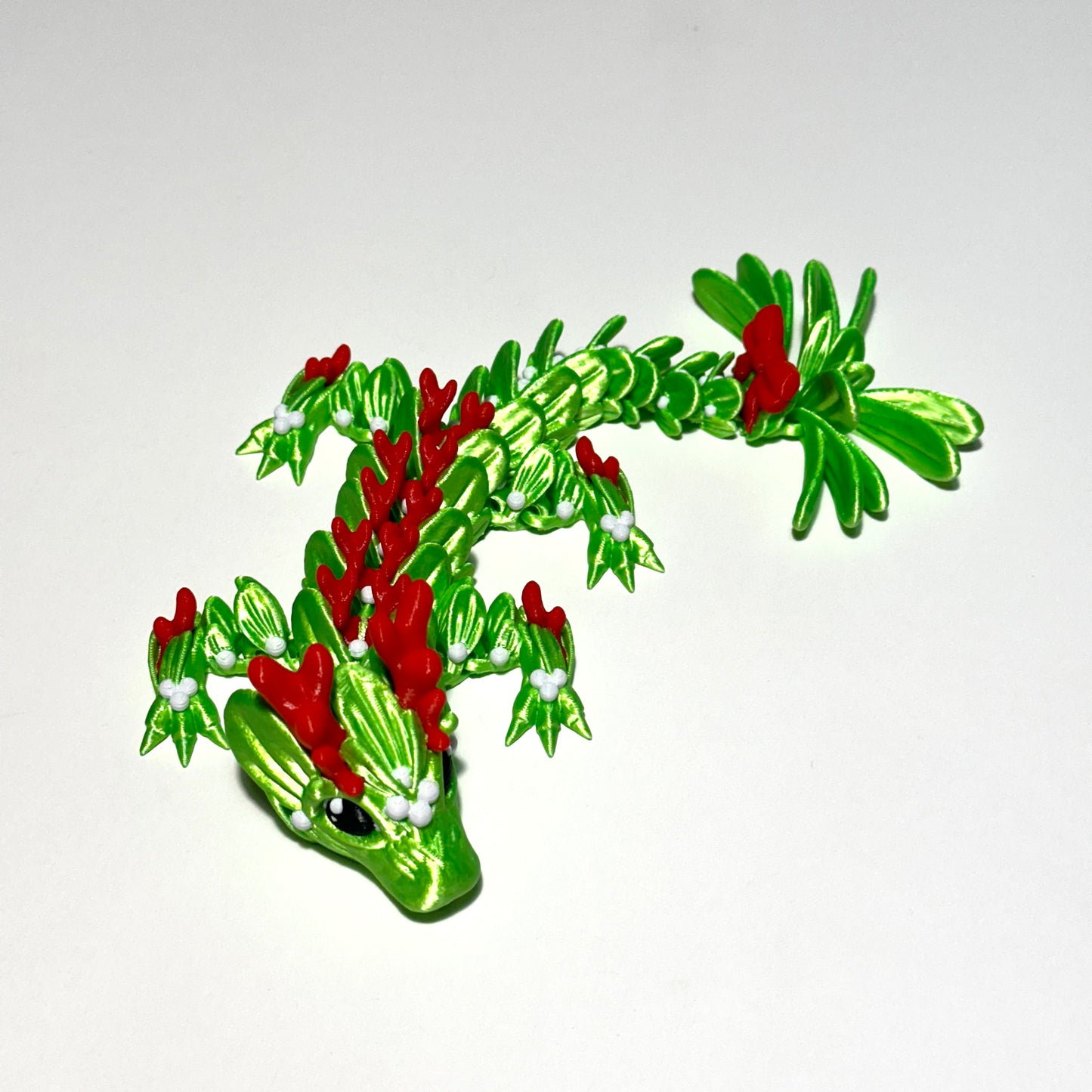 Baby Mistletoe Dragon - 3D Printed Articulating Figure