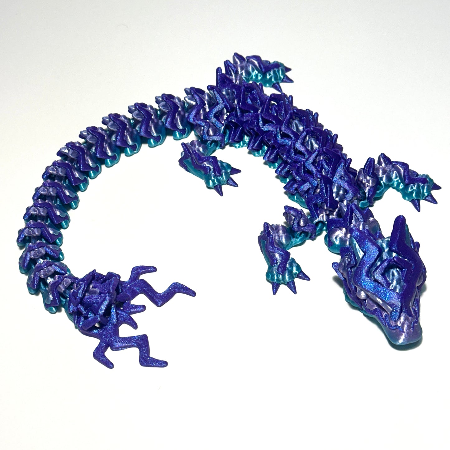 Large Storm Dragon - 3D Printed Articulating Figure