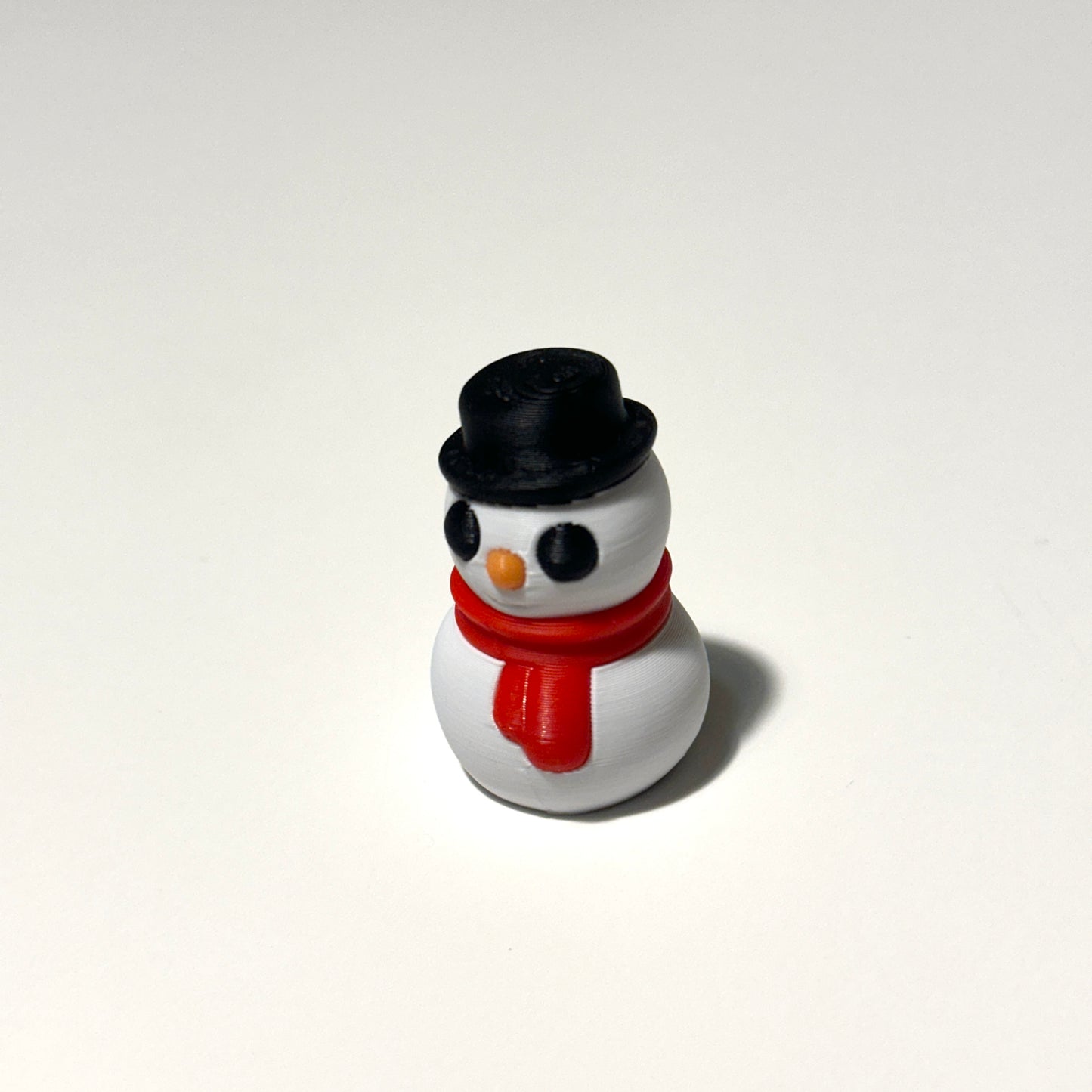 Tiny Christmas Snowman - 3D Printed Articulating Figure