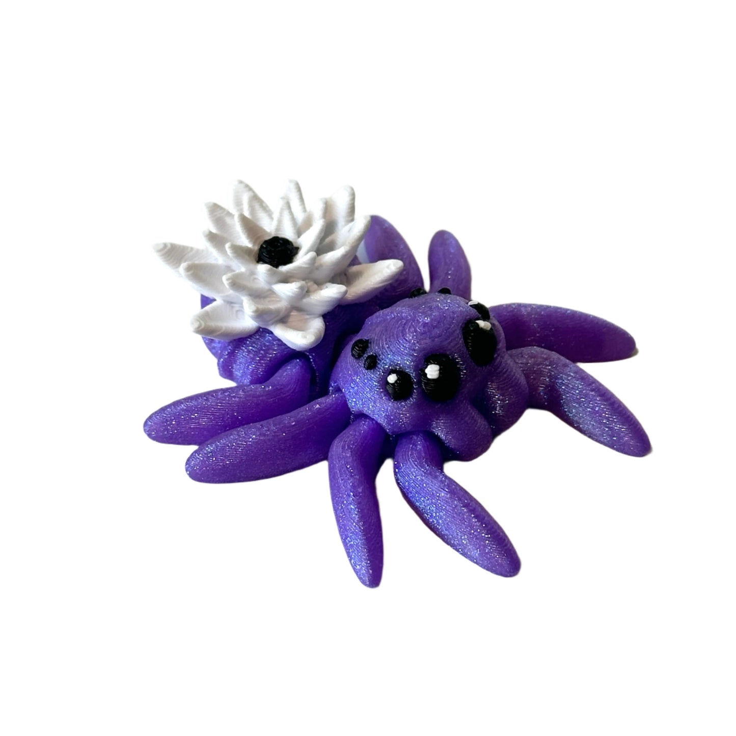 Tiny Water Lily Spider - 3D Printed Articulating Figure