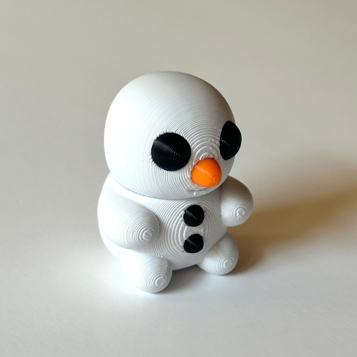 Baby Snowman - 3D Printed Articulating Figure