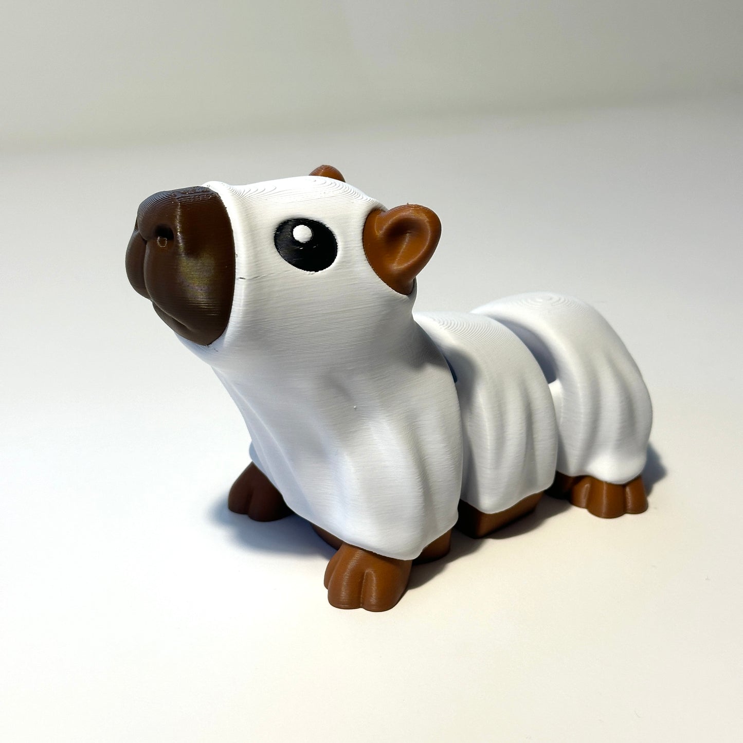 Giant Ghost Capybara - 3D Printed Articulating Figure