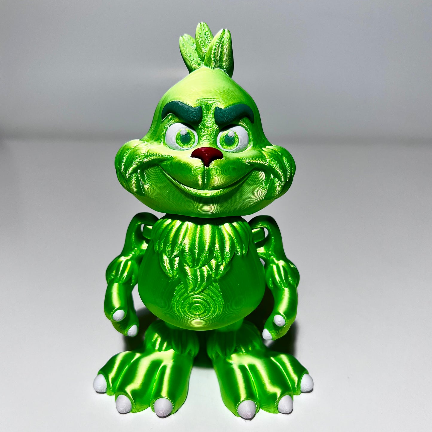 Anti Christmas Green Guy - 3D Printed Articulating Figure