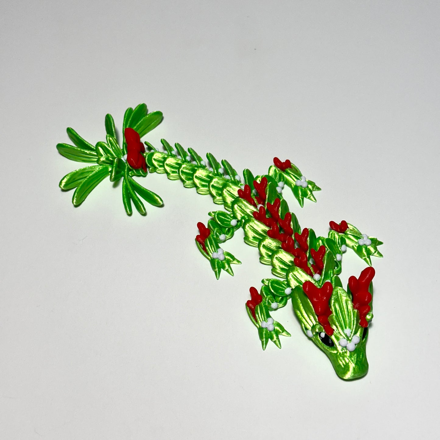 Baby Mistletoe Dragon - 3D Printed Articulating Figure