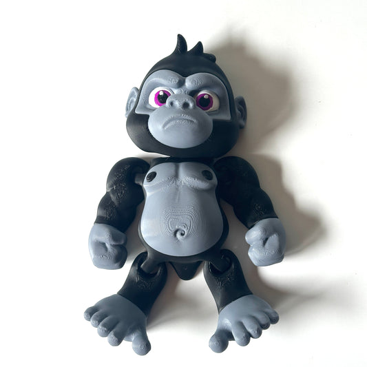 Flexy Gorilla - 3D Printed Articulating Figure