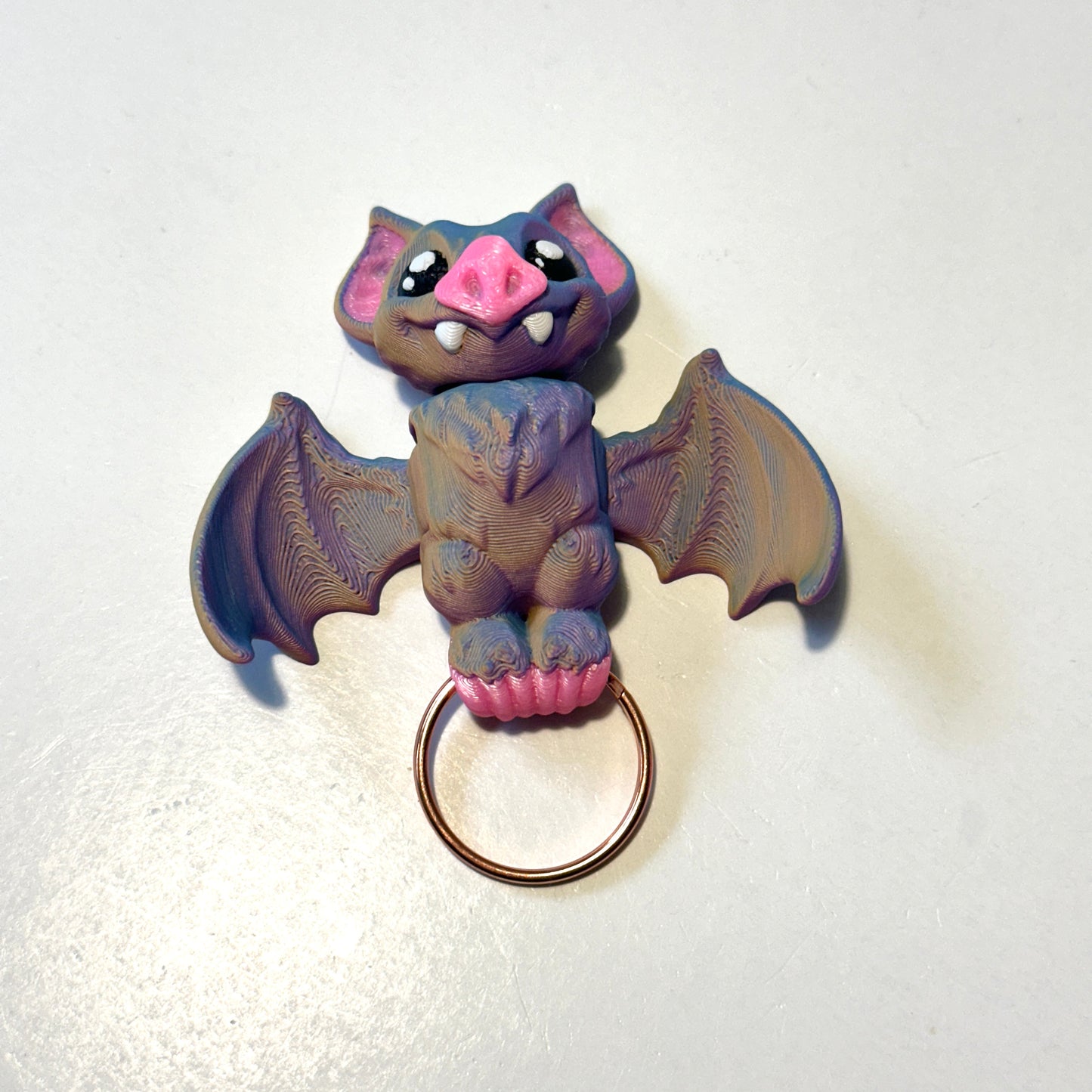 Mini Batty Keychain - 3D Printed Articulating Figure