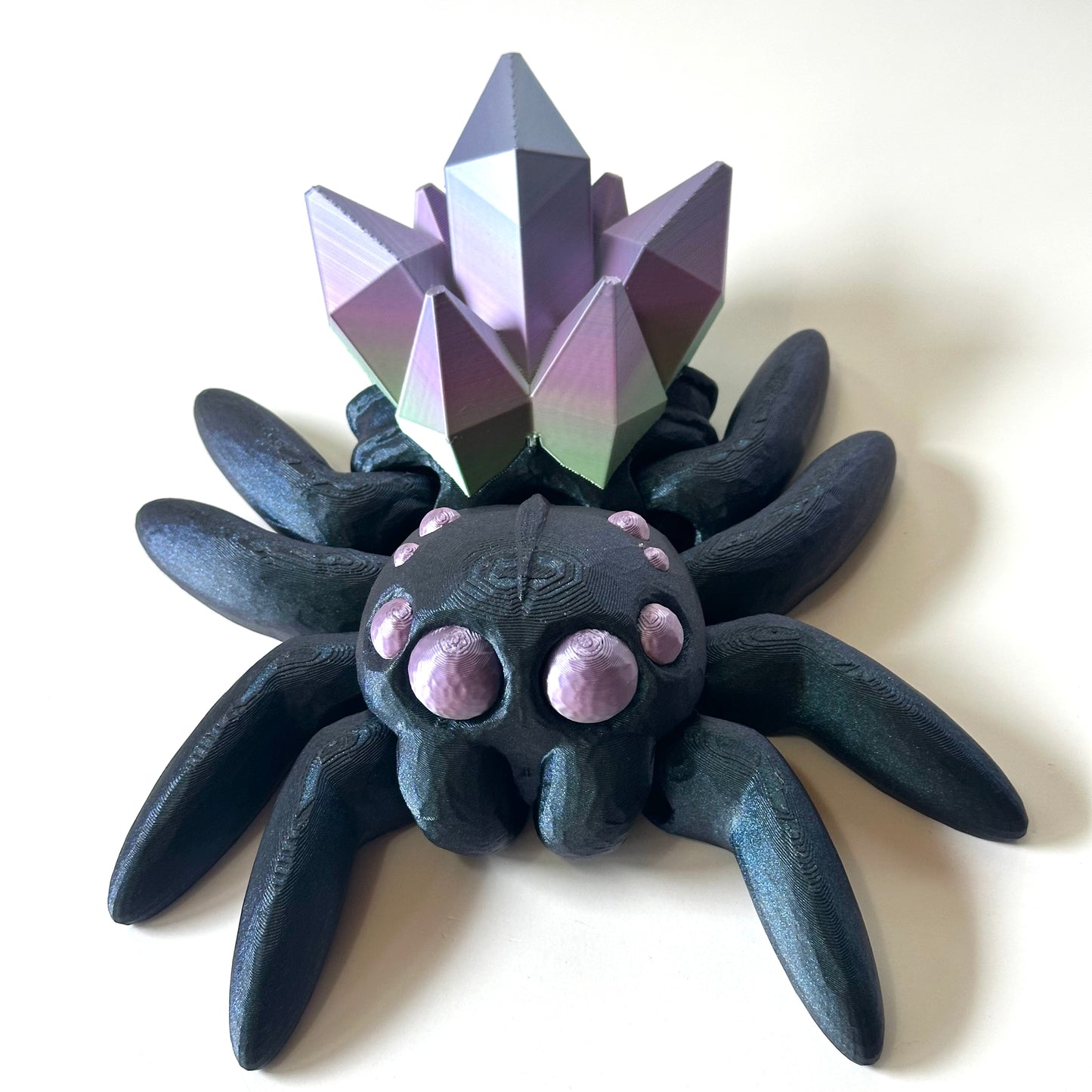 Giant Crystal Spider - 3D Printed Articulating Figure