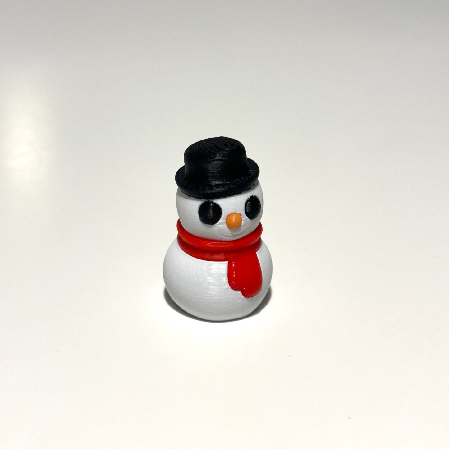 Tiny Christmas Snowman - 3D Printed Articulating Figure