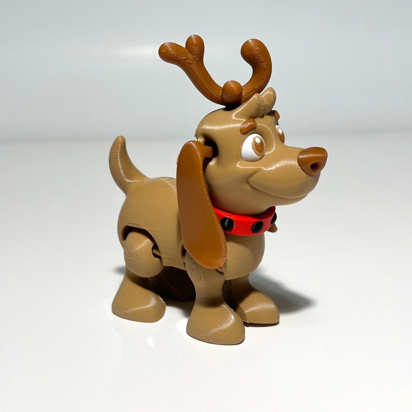 Anti Christmas Green Guy's Dog Max - 3D Printed Articulating Figure