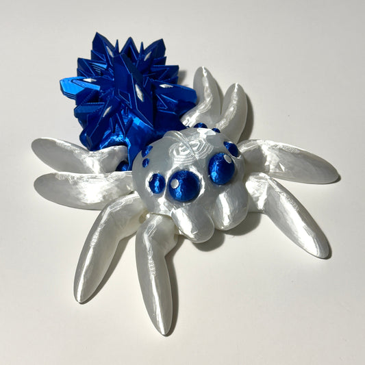 Giant Snowflake Spider - 3D Printed Articulating Figure