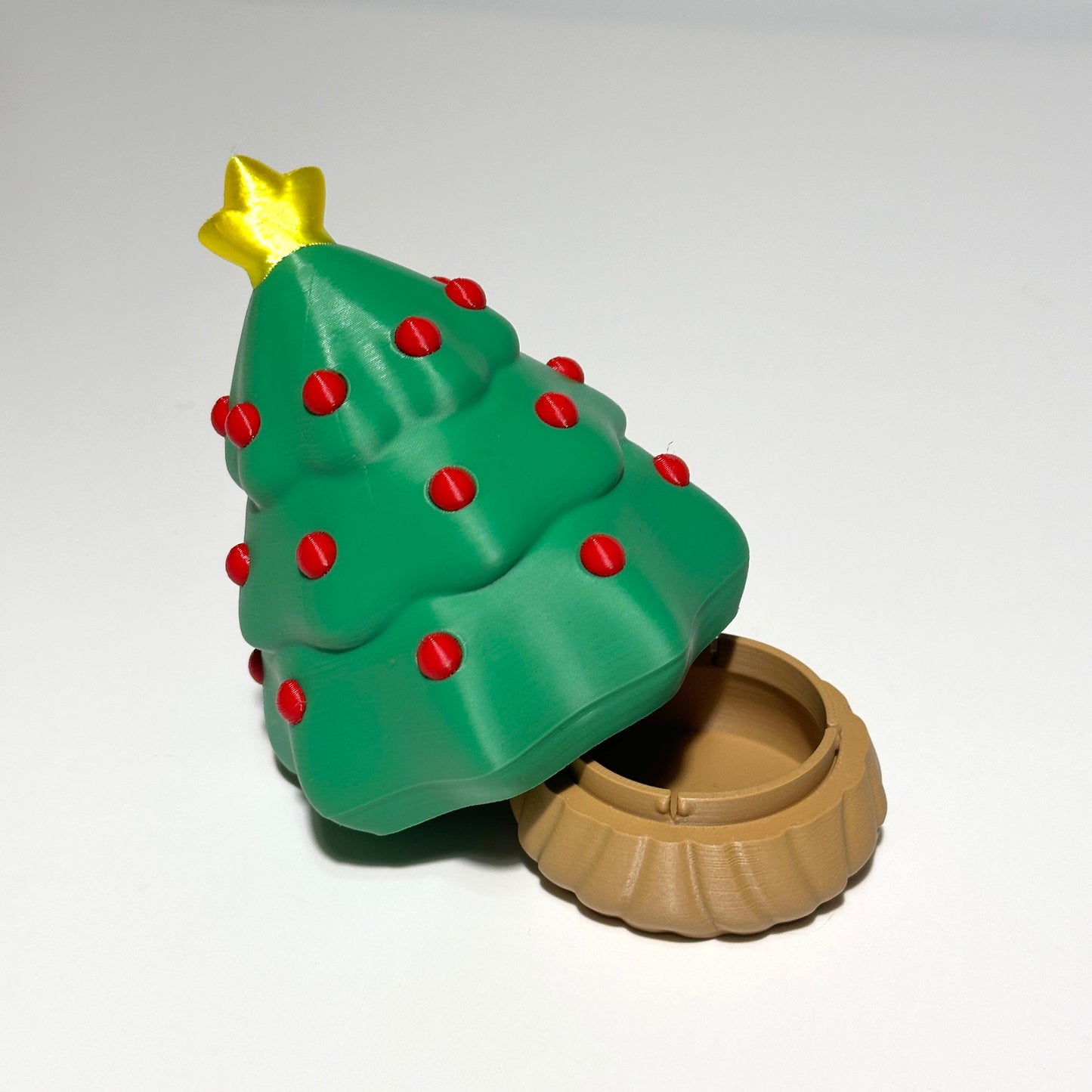 Christmas Tree Container - 3D Printed Articulating Figure