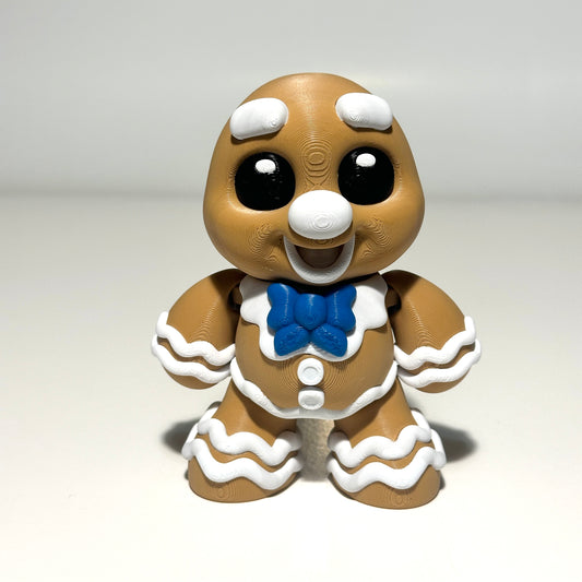 Mr. Gingerbread - 3D Printed Articulating Figure