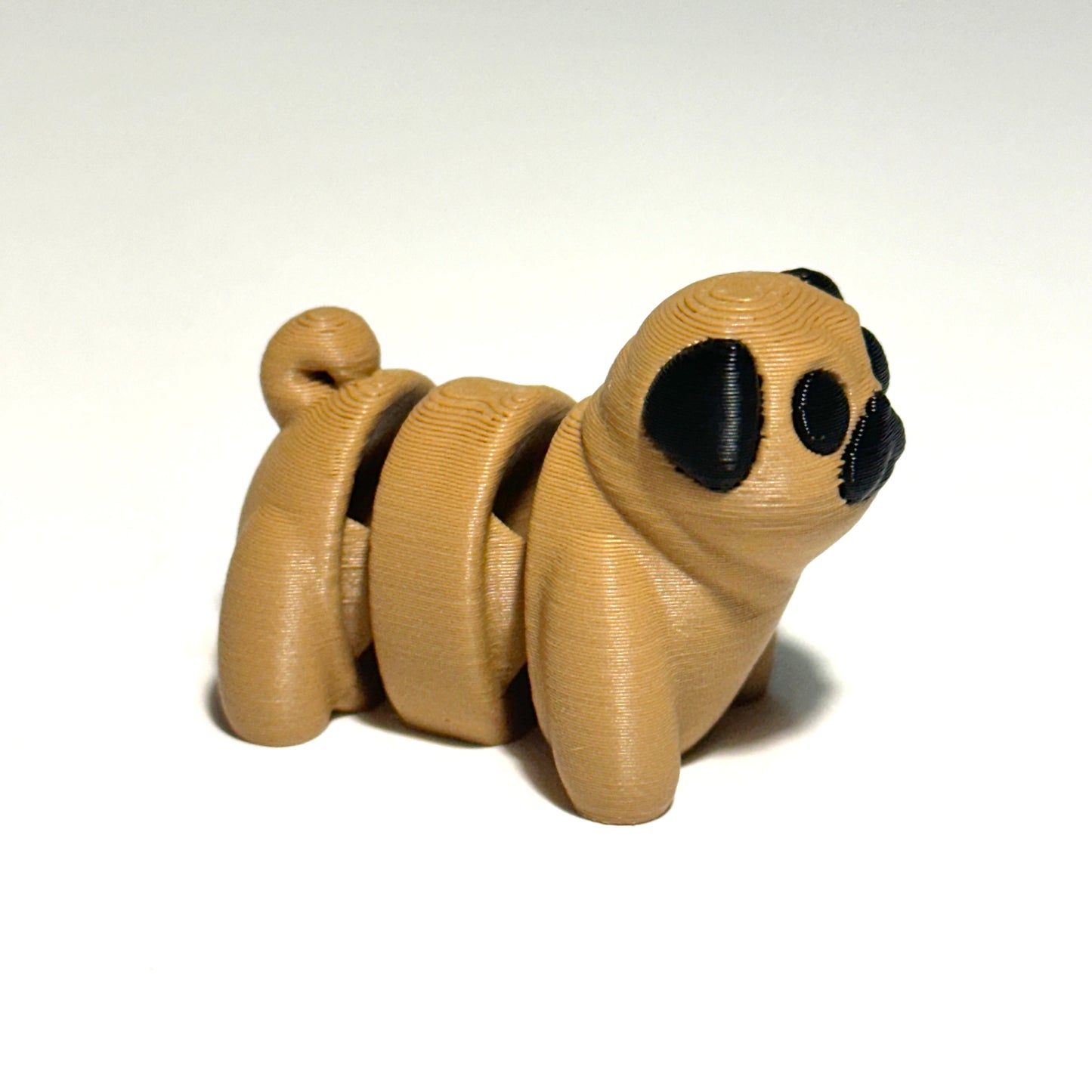 Tiny Pug - 3D Printed Articulating FIgure