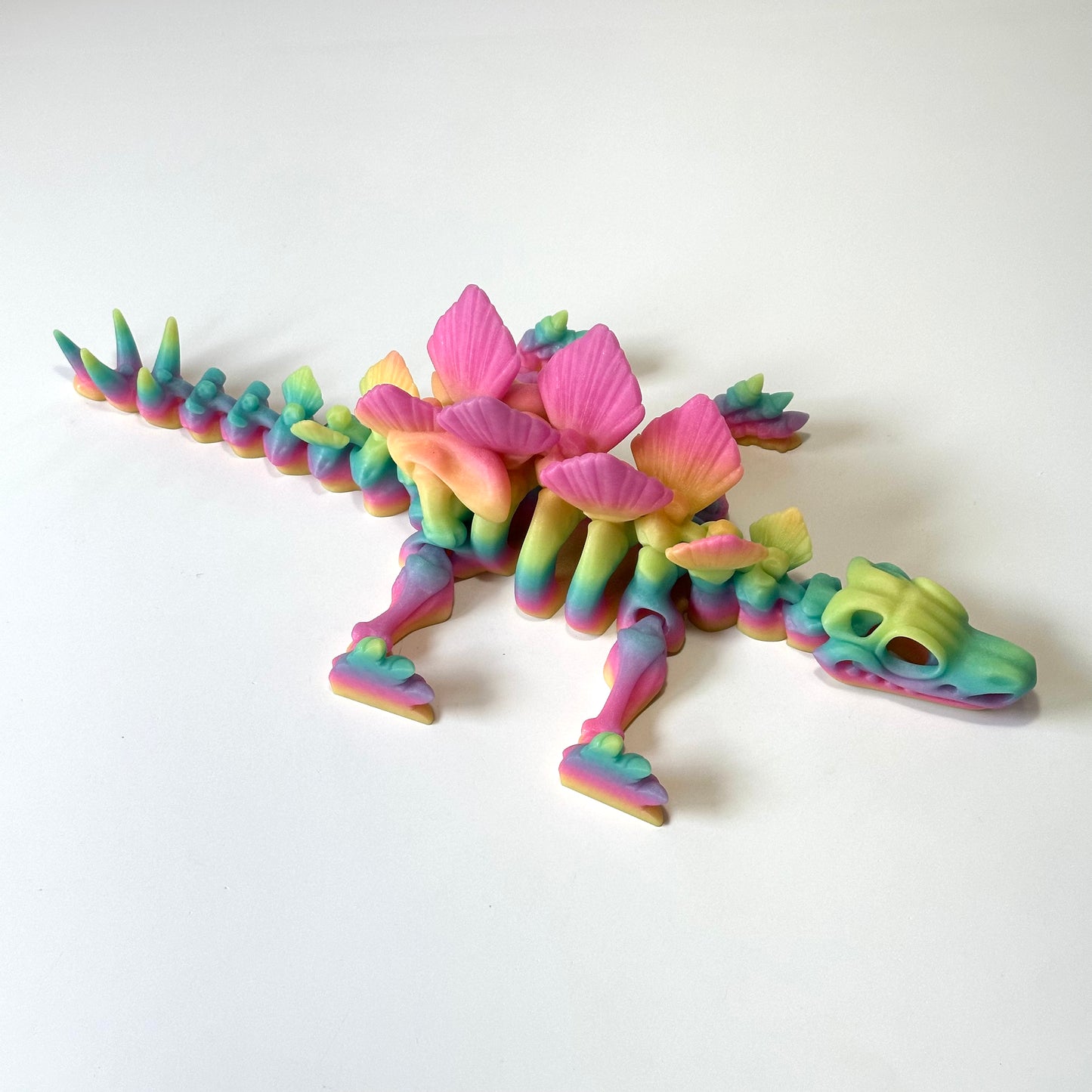 Giant Flexi Skeleton Stegosaurus - 3D Printed Articulating Figure