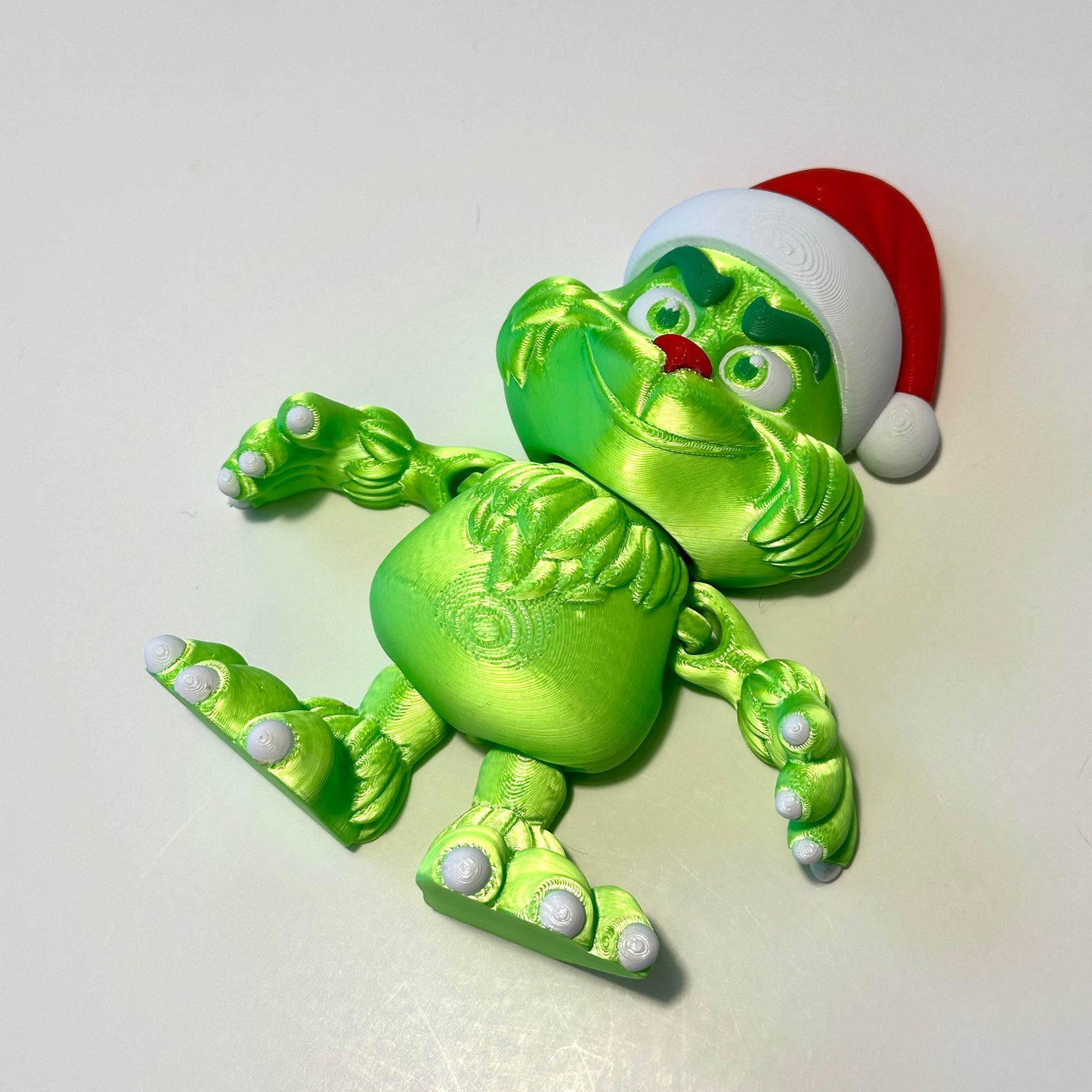 Anti Christmas Green Guy - 3D Printed Articulating Figure