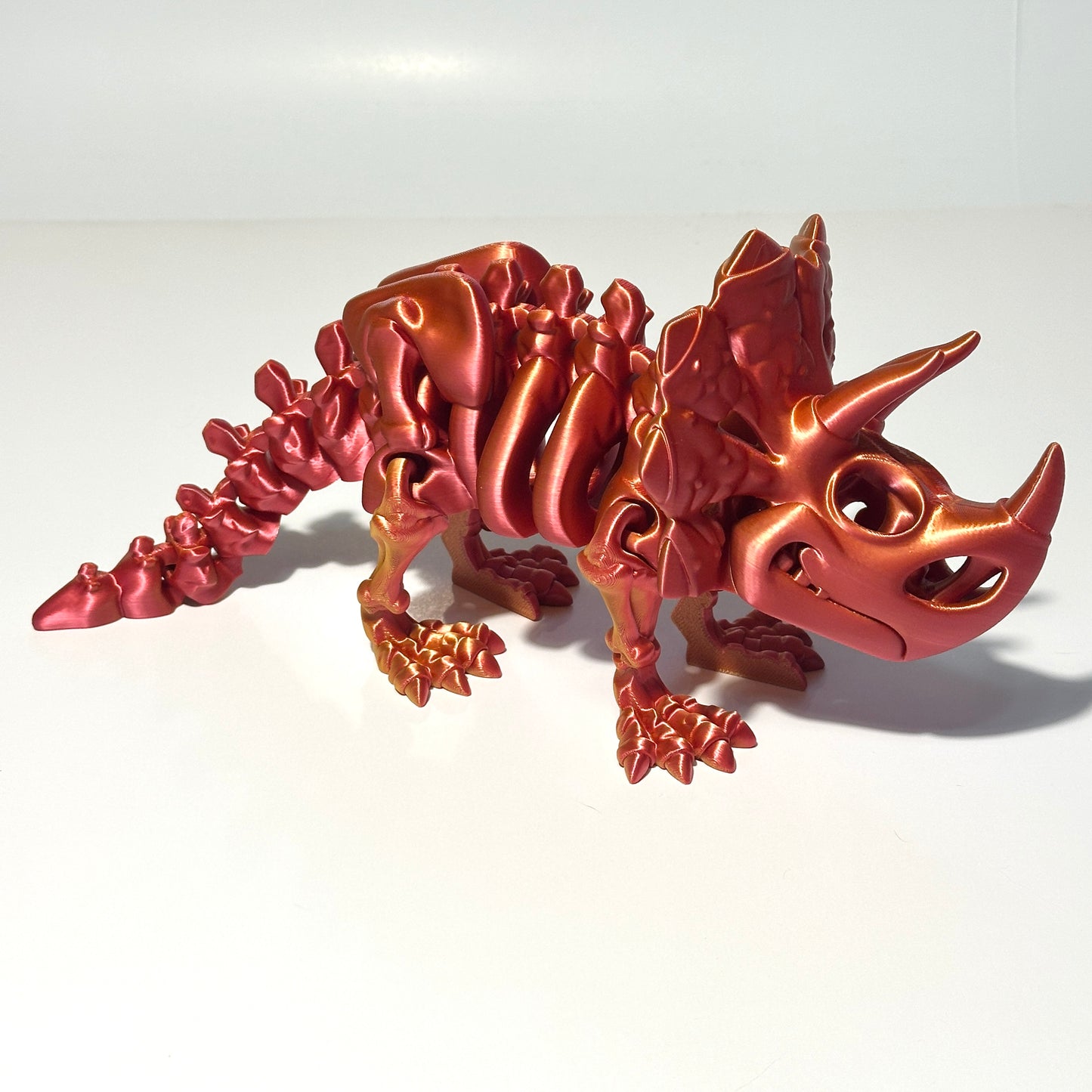 Giant Flexi Triceratops - 3D Printed Articulating Figure